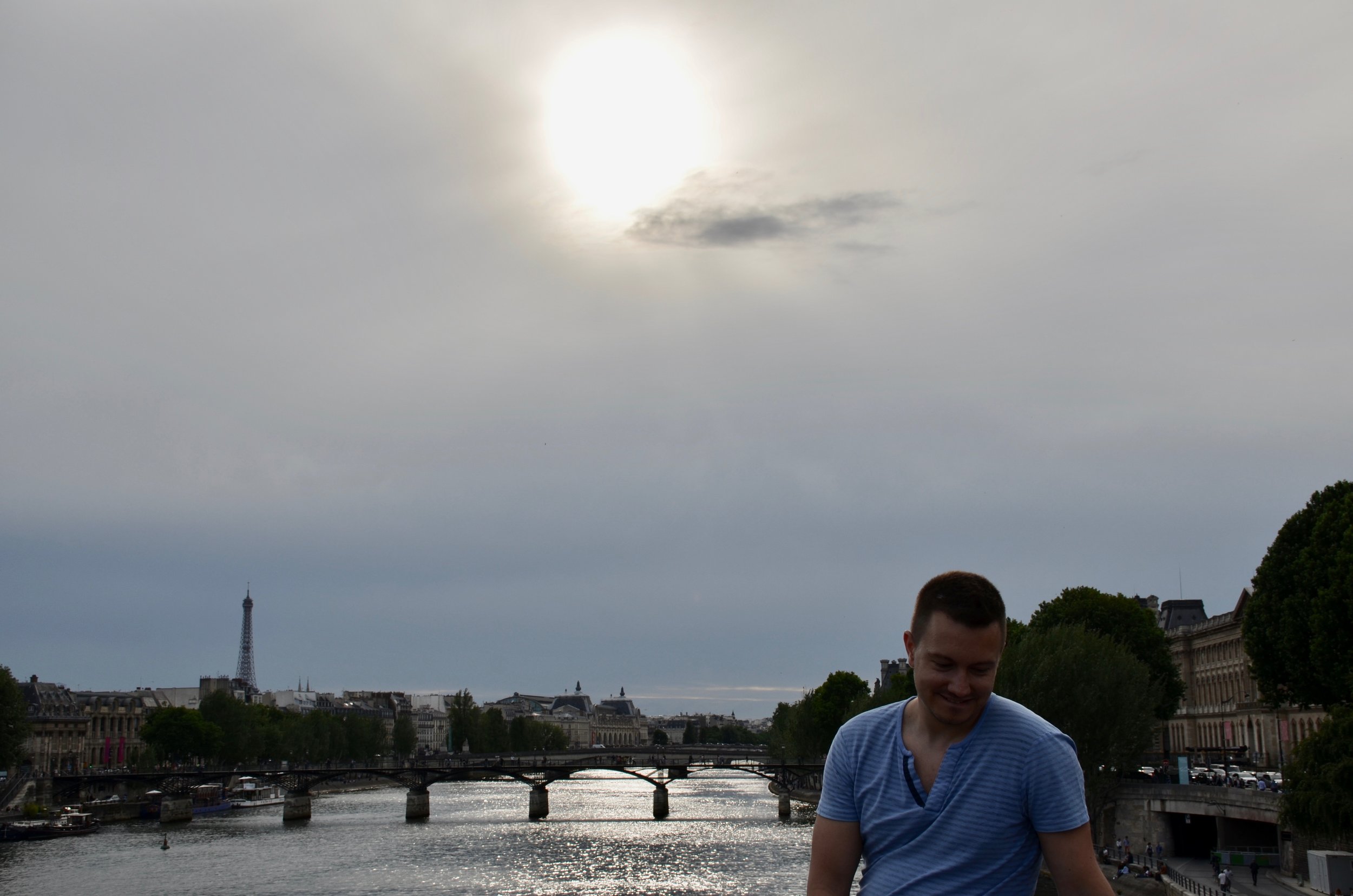 Corey de Tar alongside the Seine River - Boston Organ Studio