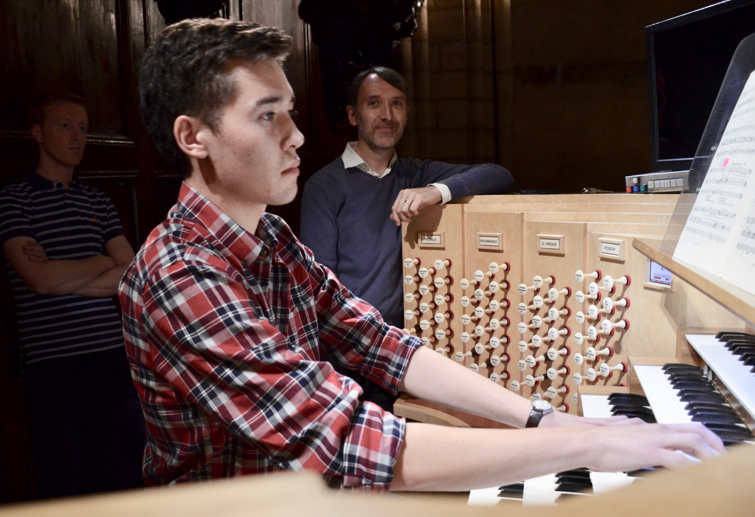 Noel playing at Notre Dame de Paris - Boston Organ Studio