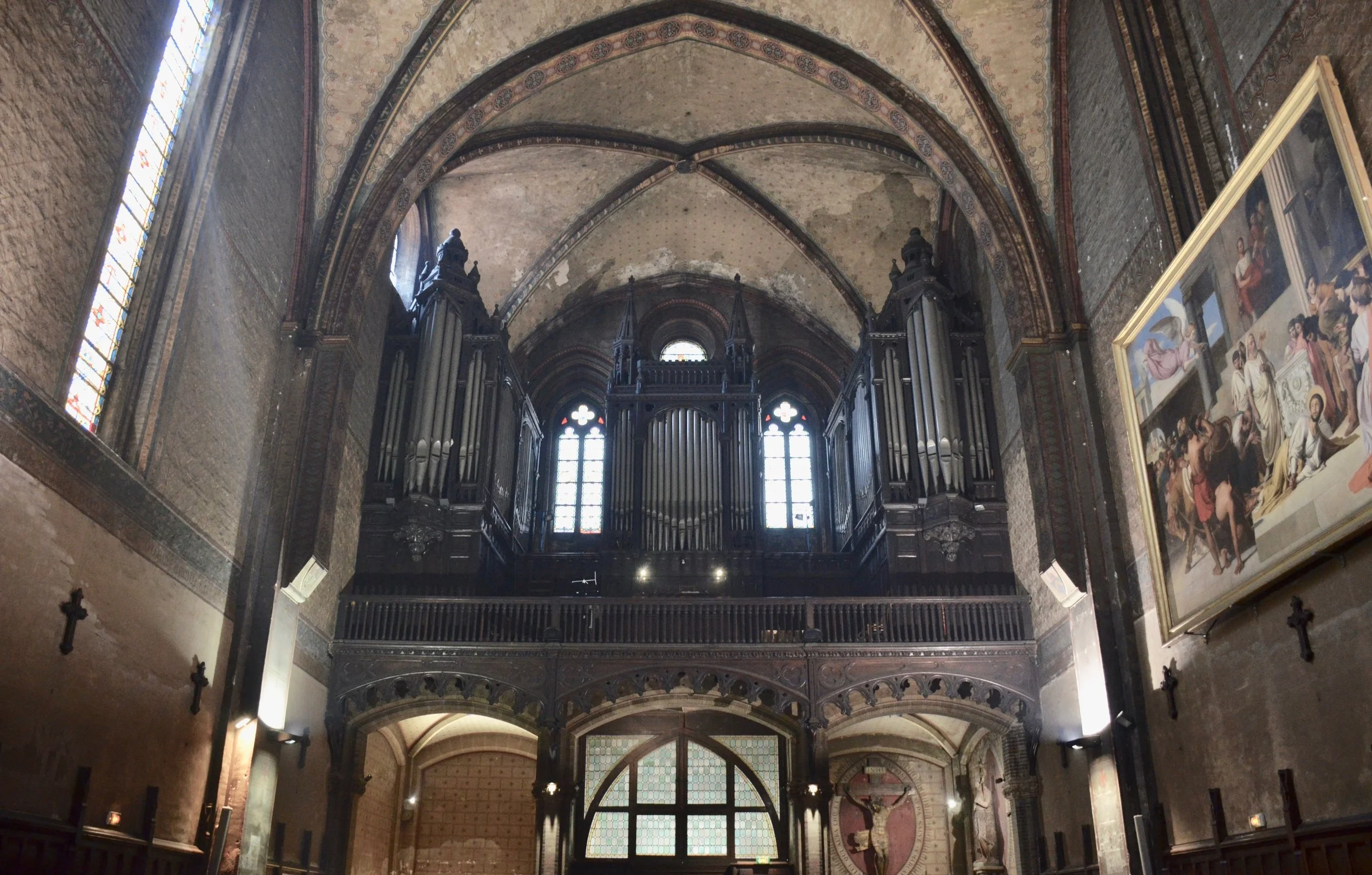 The Puget organ of Notre-Dame du Taur, Toulouse.