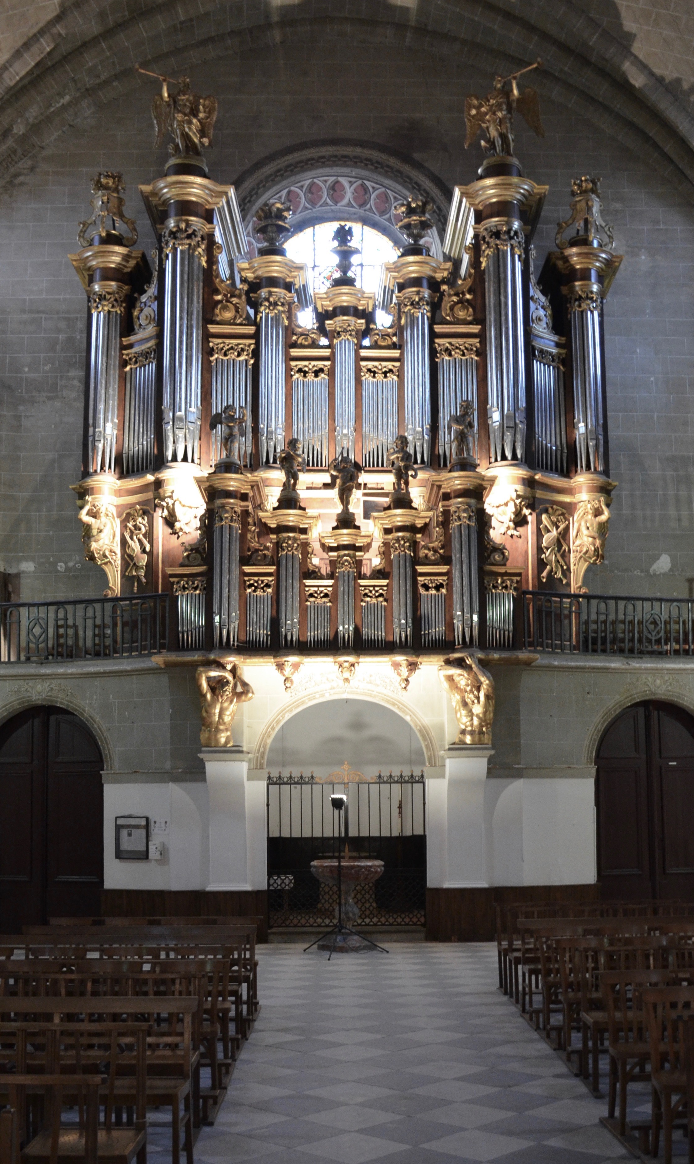 The historic organ of Cintegabelle, France. Boston Organ Studio. 