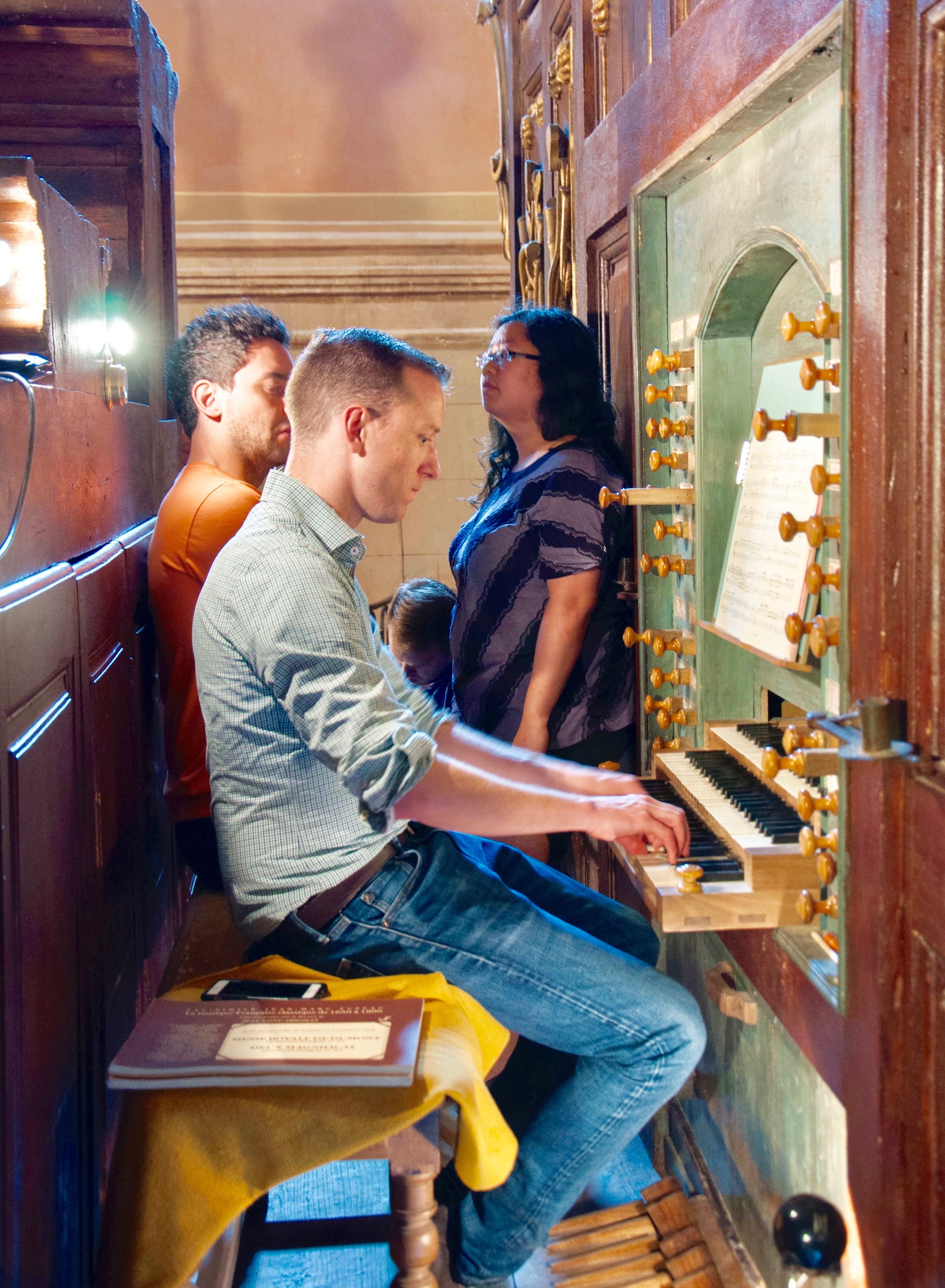 Christian Lane plays the organ built by Gregoire Rabiny