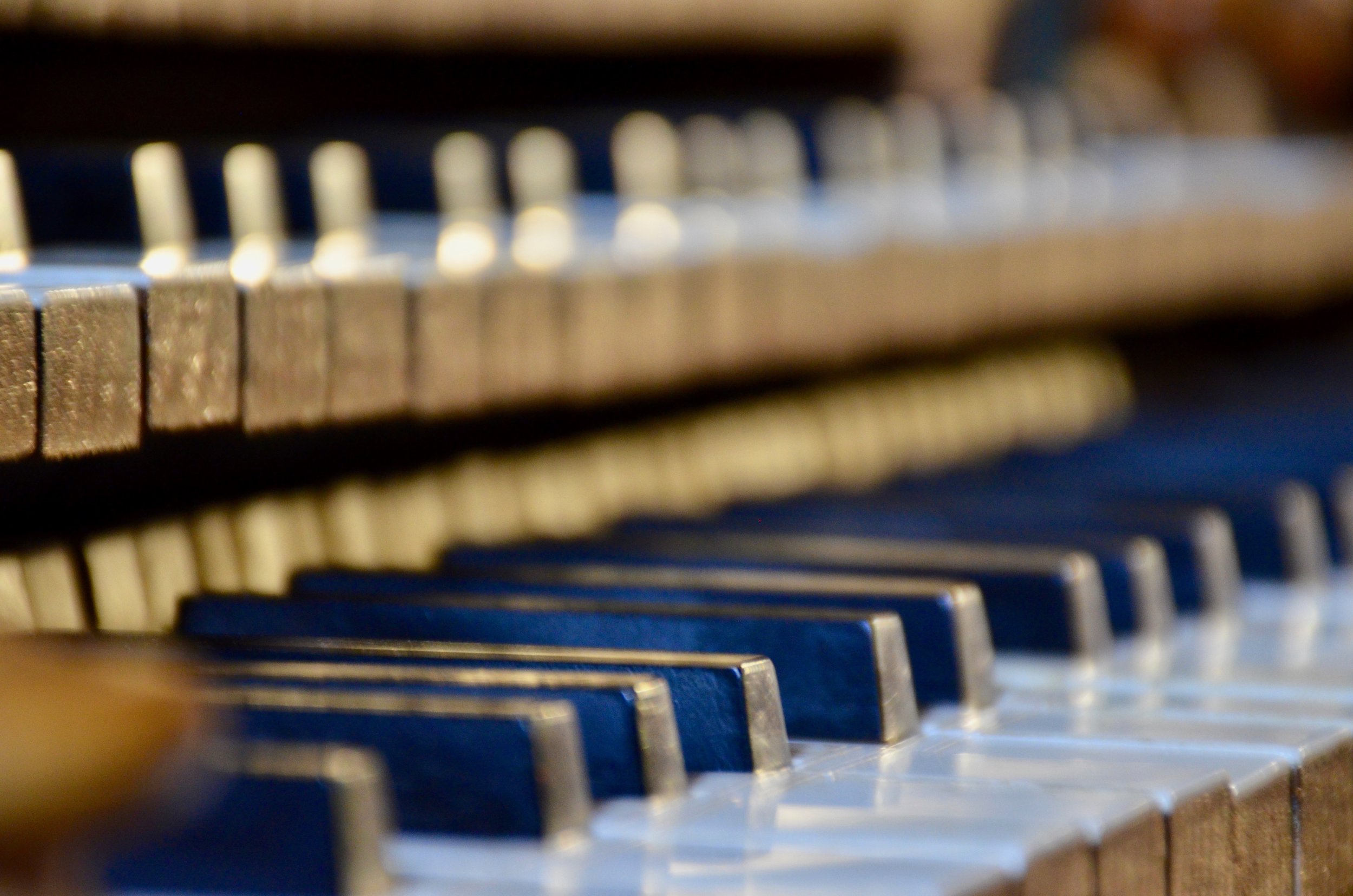 Key desks of St. Felix church organ built by Gregoire Rabiny