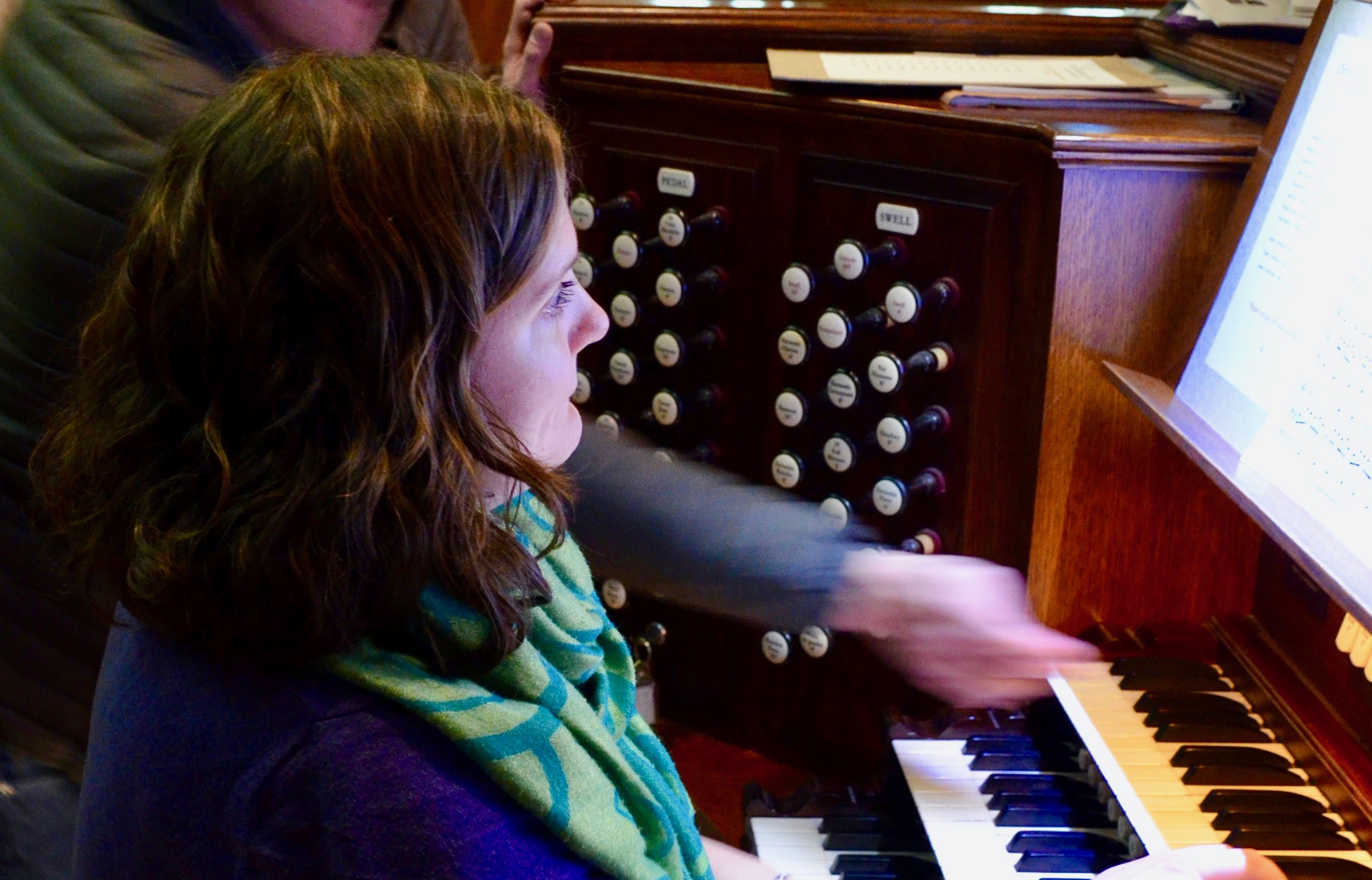 Chelsea Keating plays at Christ Church New Haven