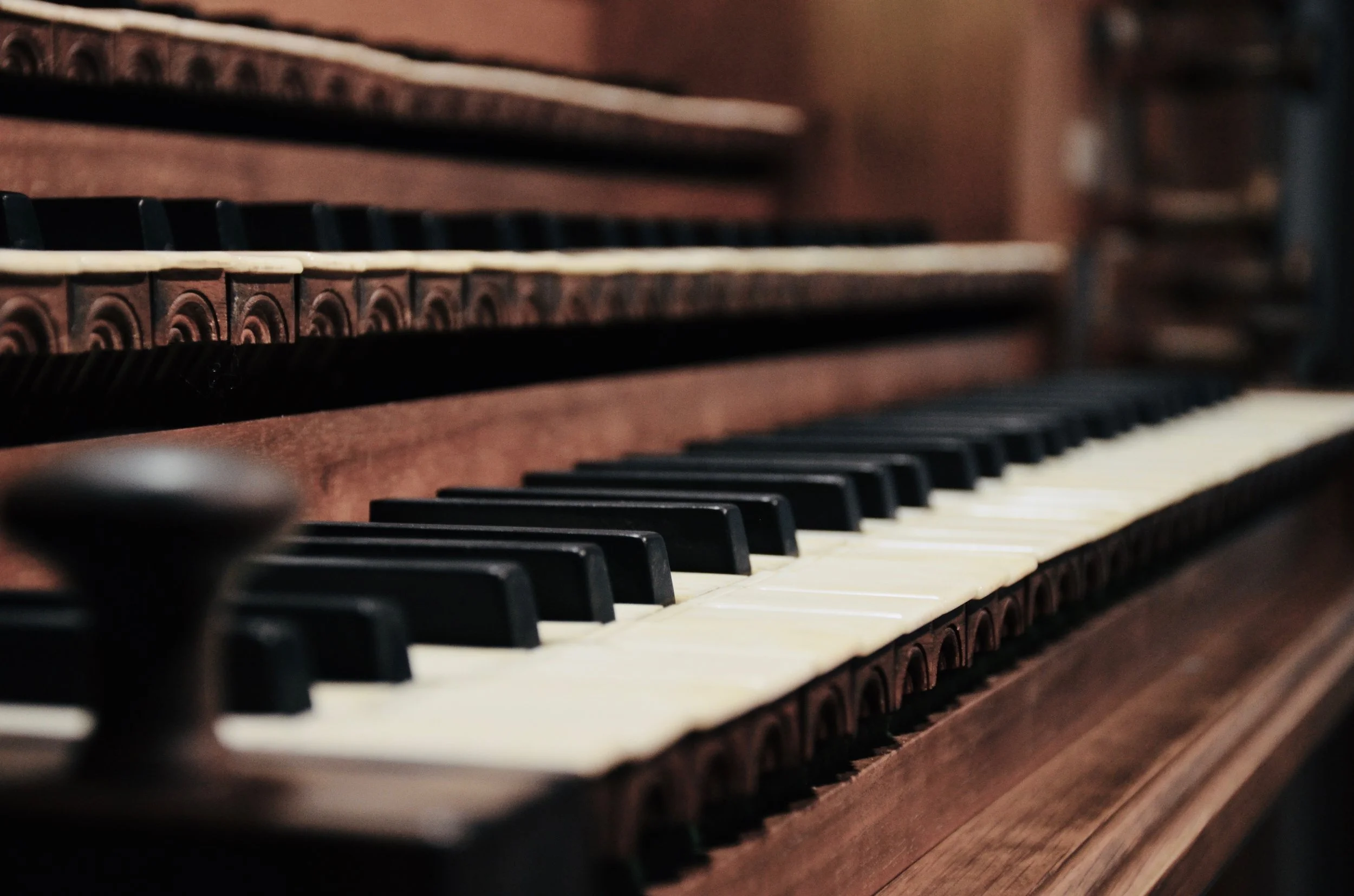 Console detail, Wolff Organ, Redpath Hall, McGill University