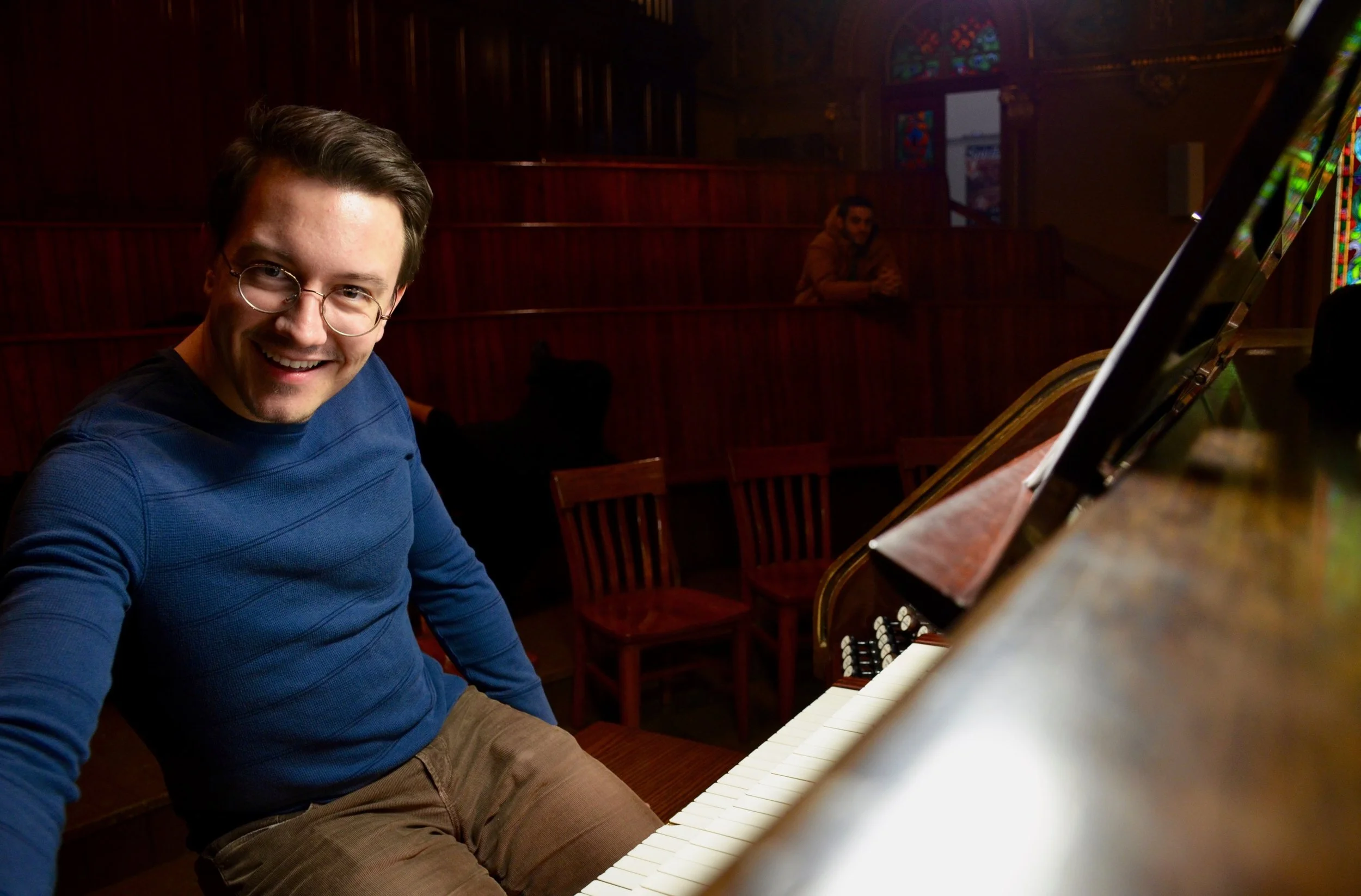 Corey de Tar plays the Casavant organ, Eglise St-Jean Baptiste, Montreal