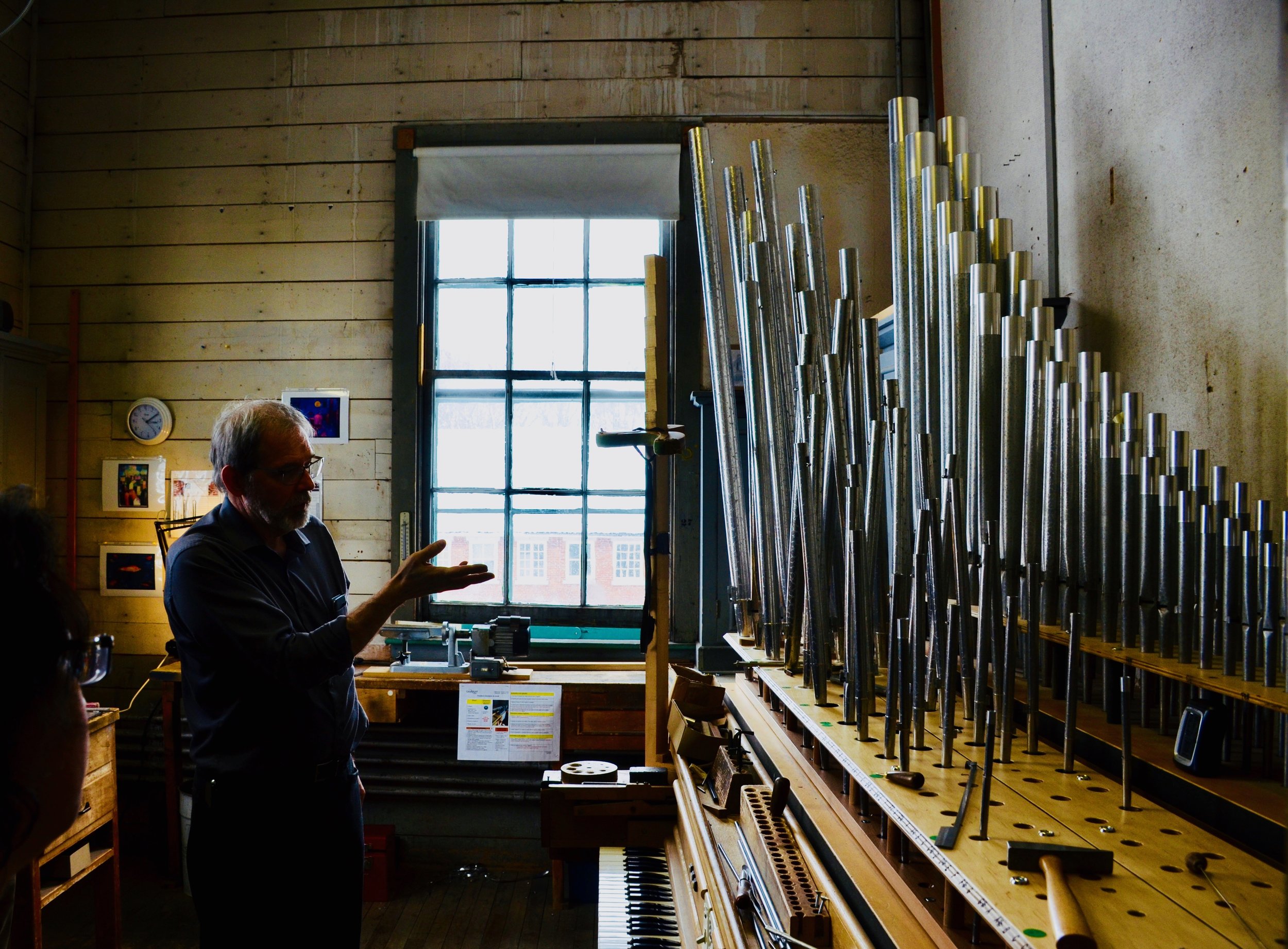  Boston Organ Studio tour of the Casavant Pipe Organ Shop, St-Hyacinthe, Quebec 