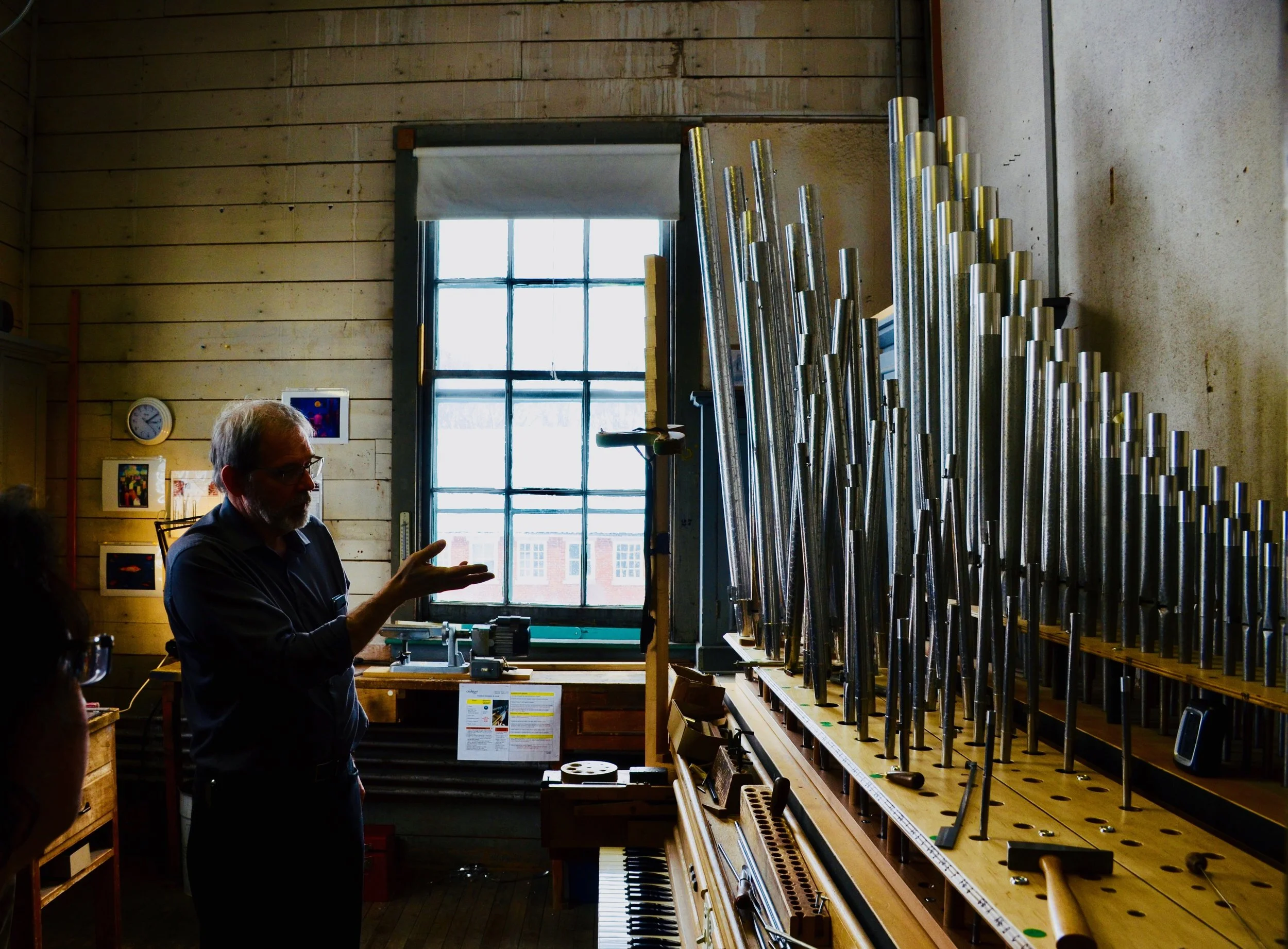 Boston Organ Studio tour of the Casavant Pipe Organ Shop, St-Hyacinthe, Quebec