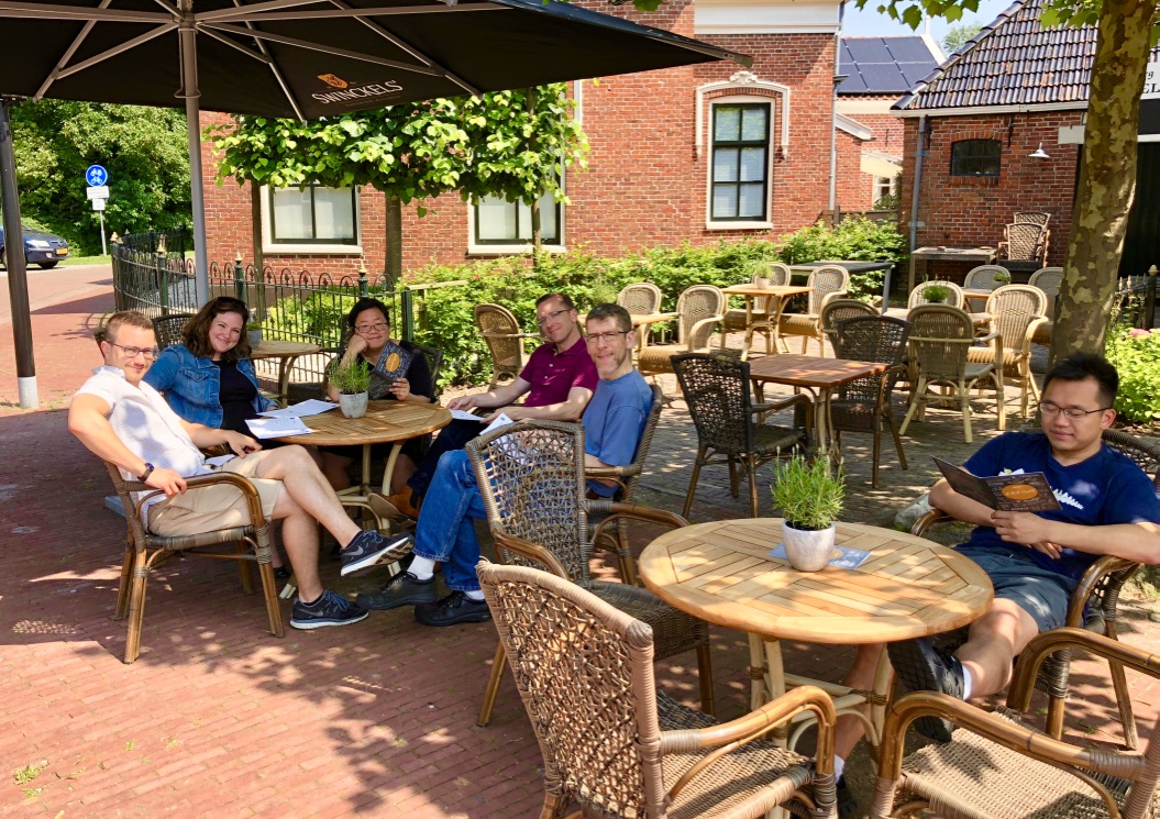 Lunch in Middlestum, Holland.