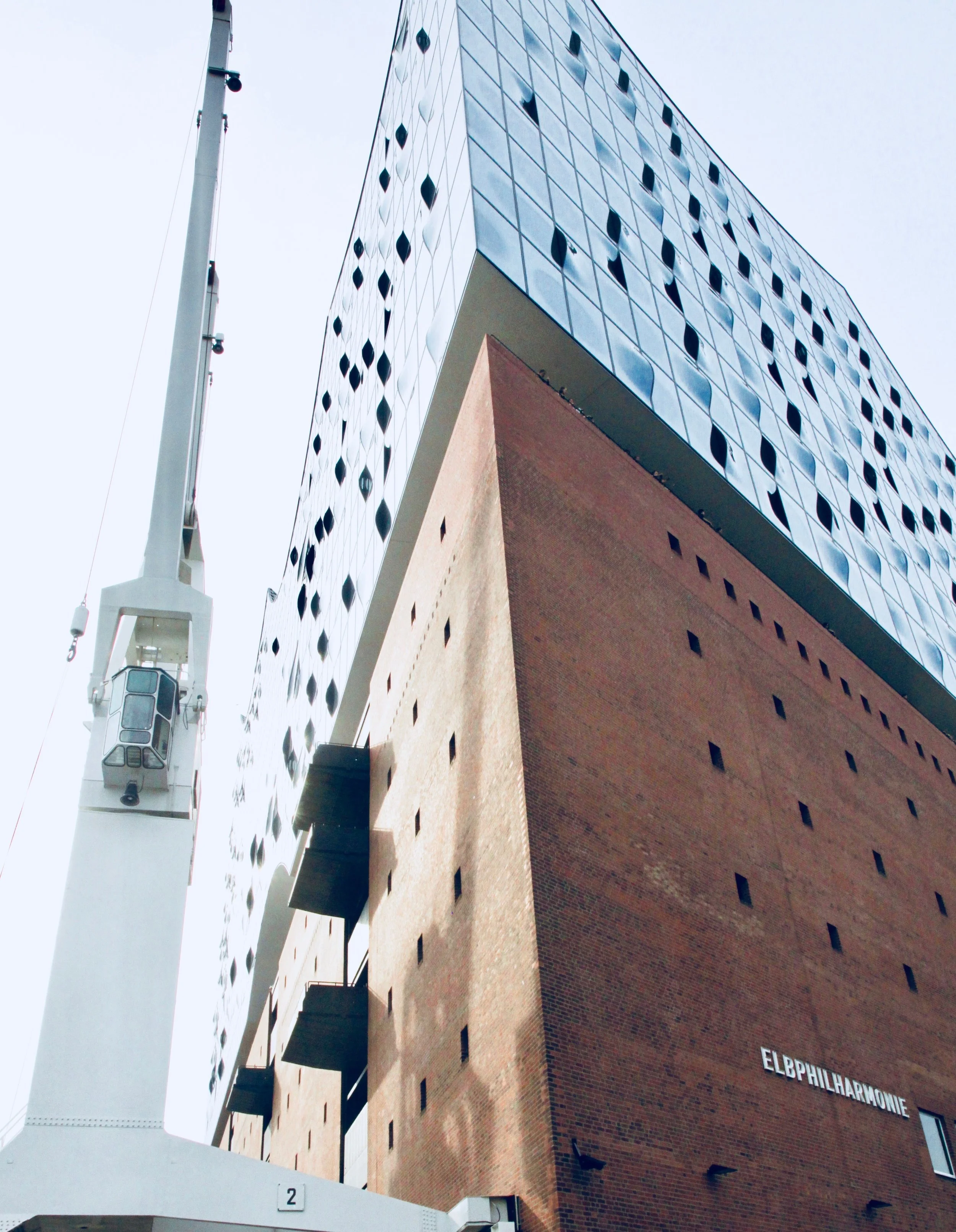 The new symphony hall in Hamburg, Germany, “Elbphilharmonie”
