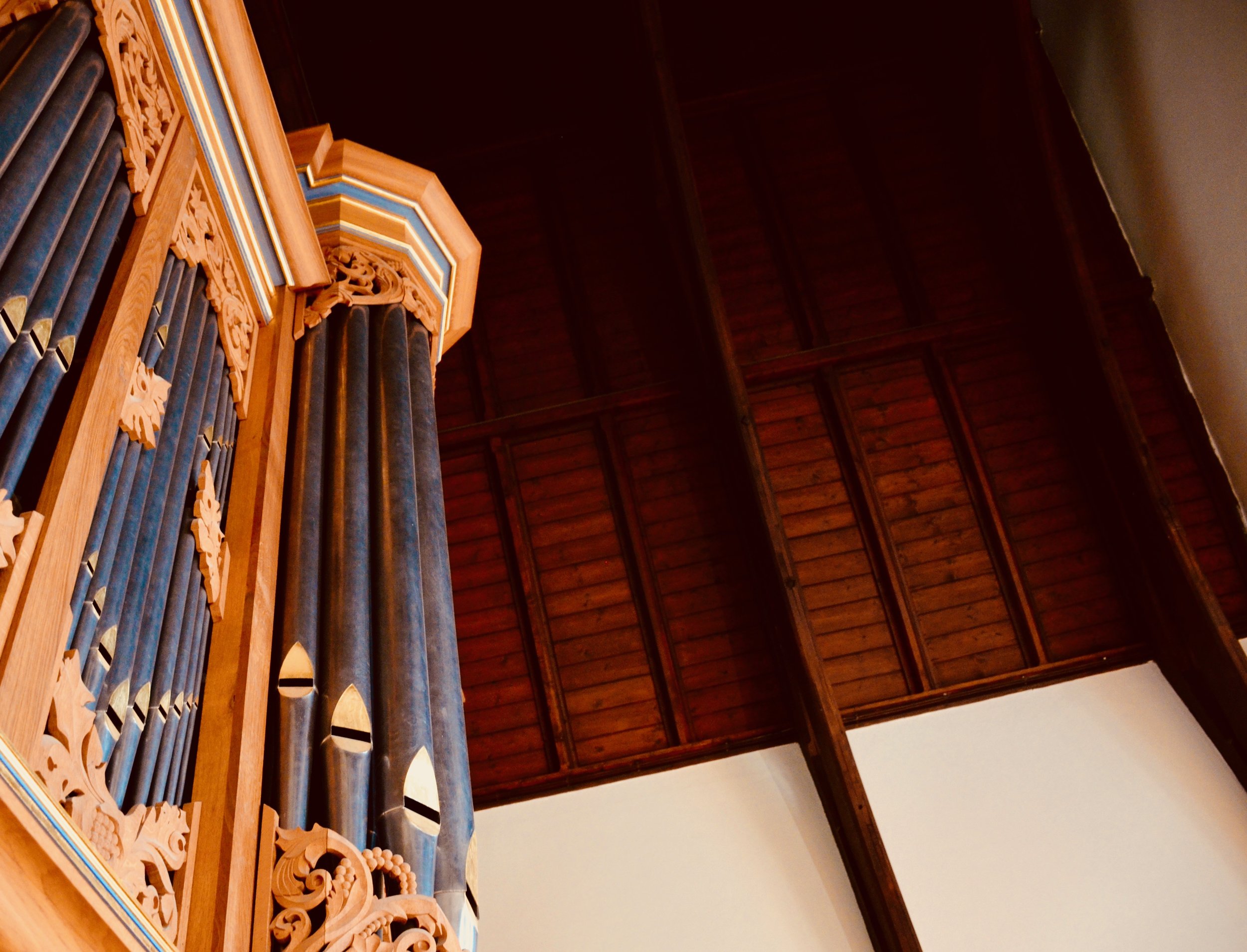  1992 Brombaugh organ, Haga Church, Göteborg, Sweden. 