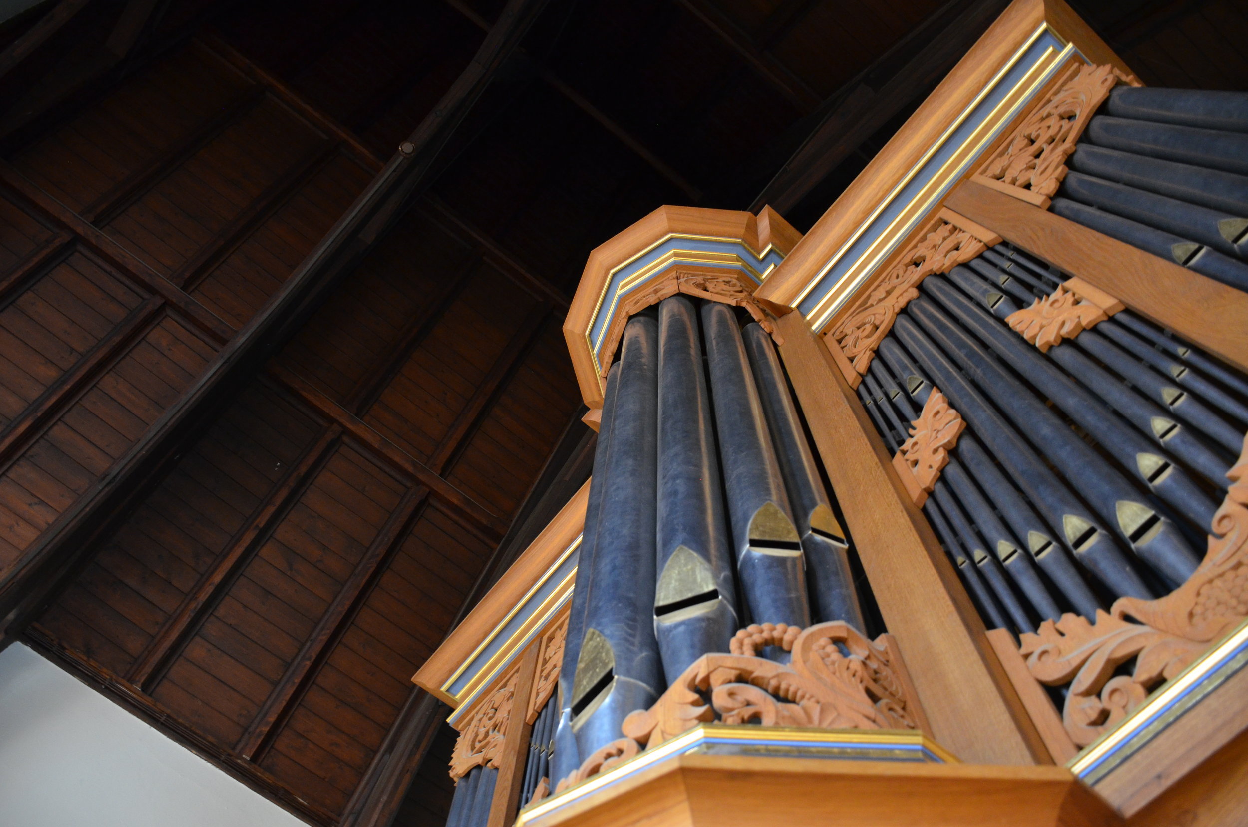  1992 Brombaugh organ, Haga Church, Göteborg, Sweden. 