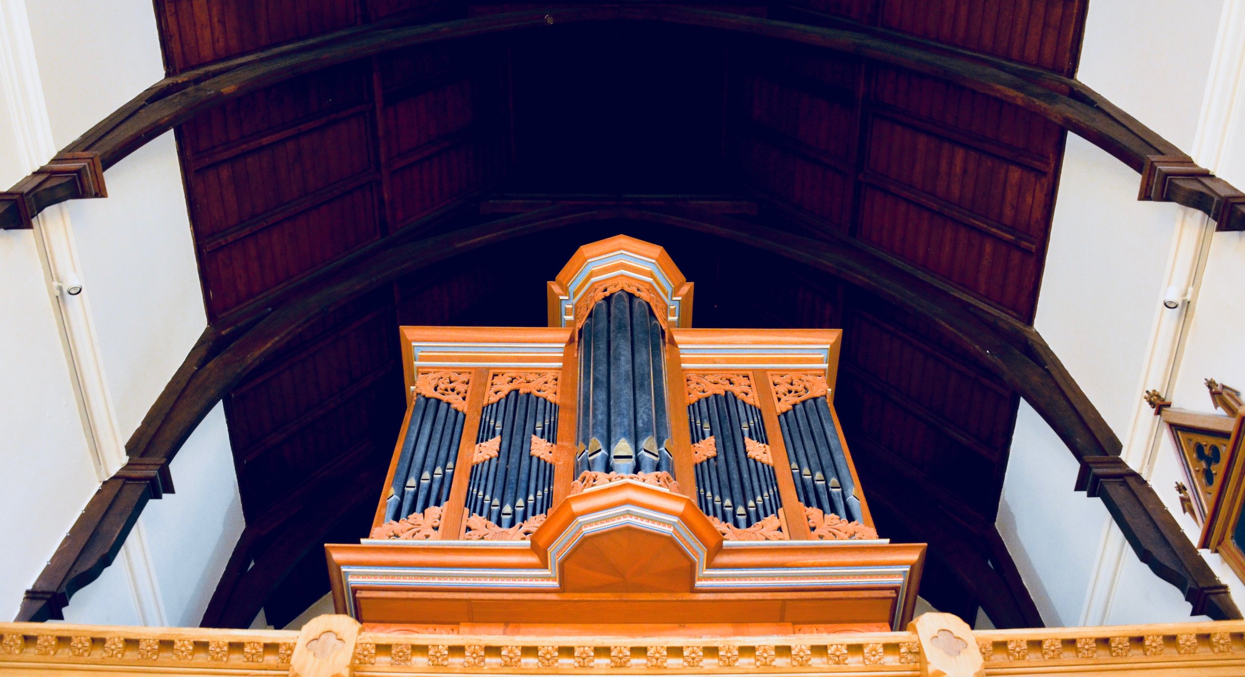  1992 Brombaugh organ, Haga Church, Göteborg, Sweden. 