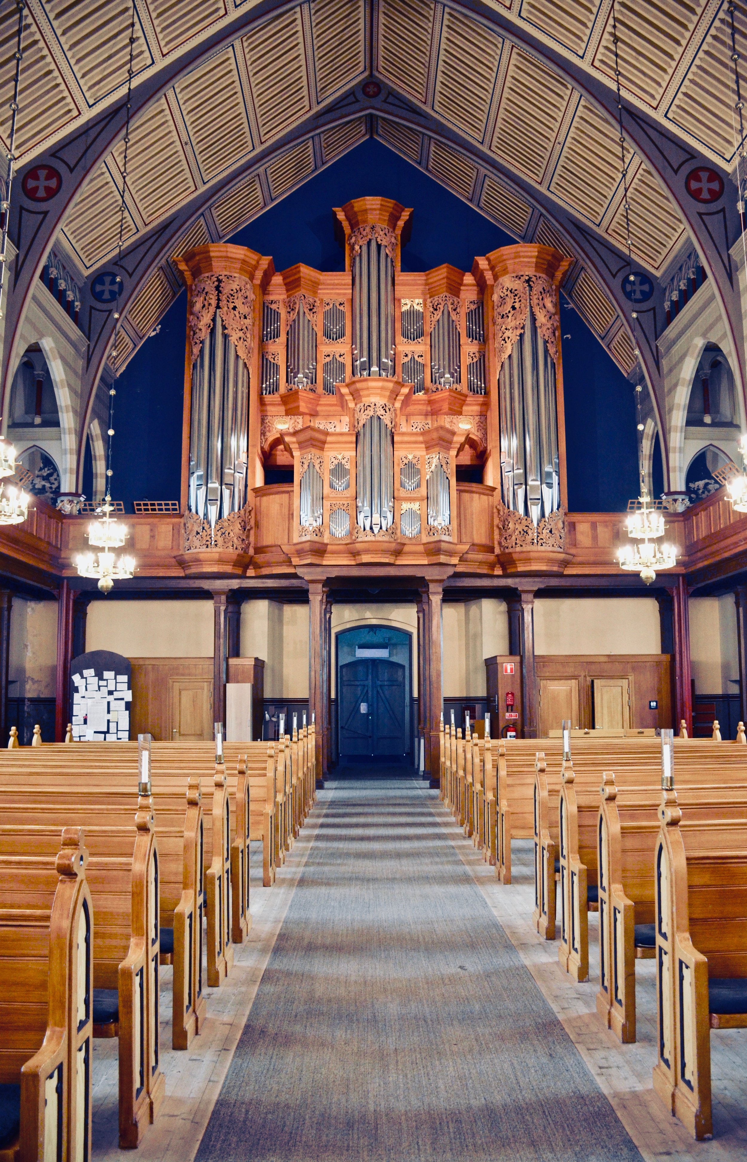  2000 GoART North German Baroque Research Organ in Örgryte New Church, Göteborg, Sweden. 