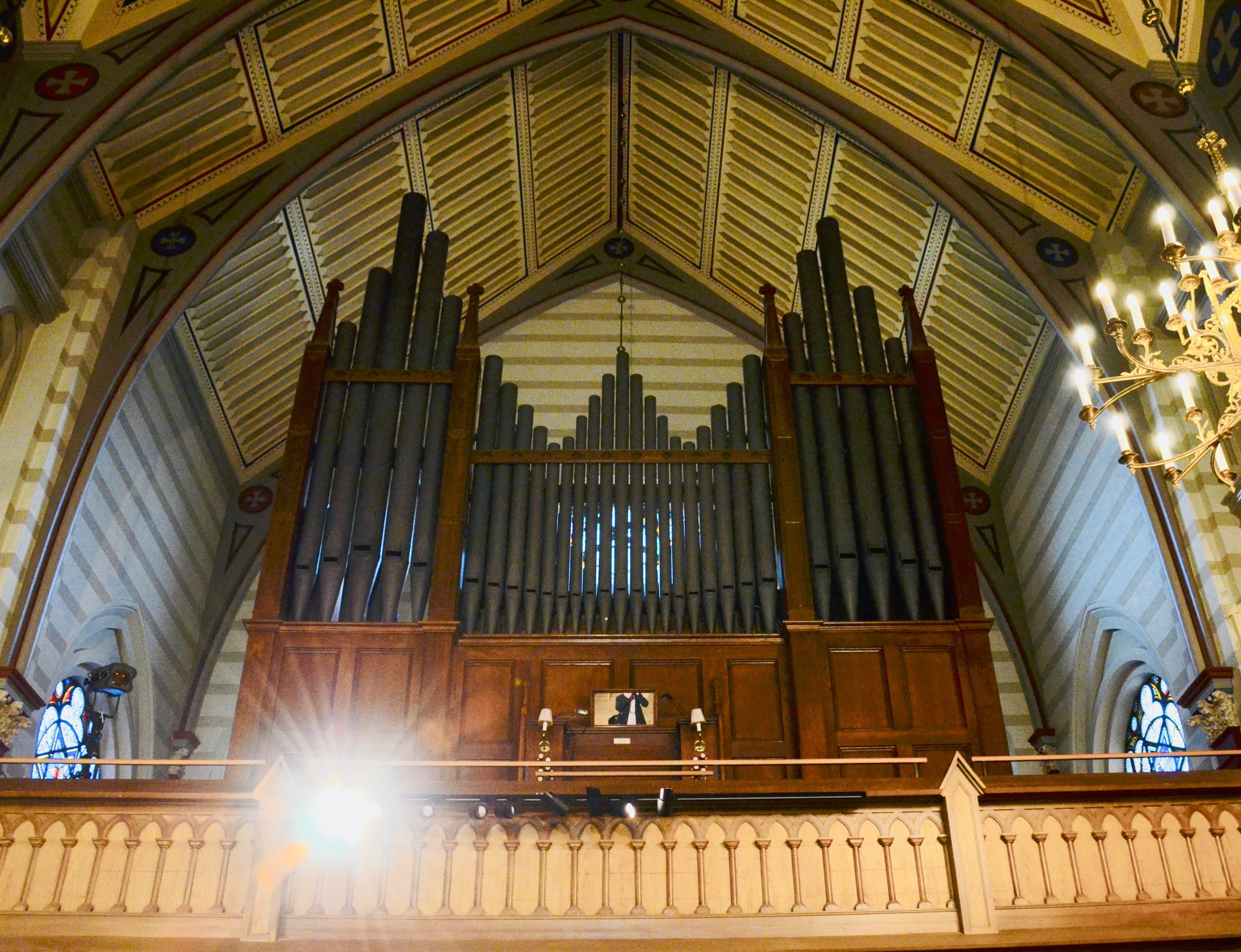 1871 Willis Organ in Örgryte New Church, Göteborg, Sweden. 
