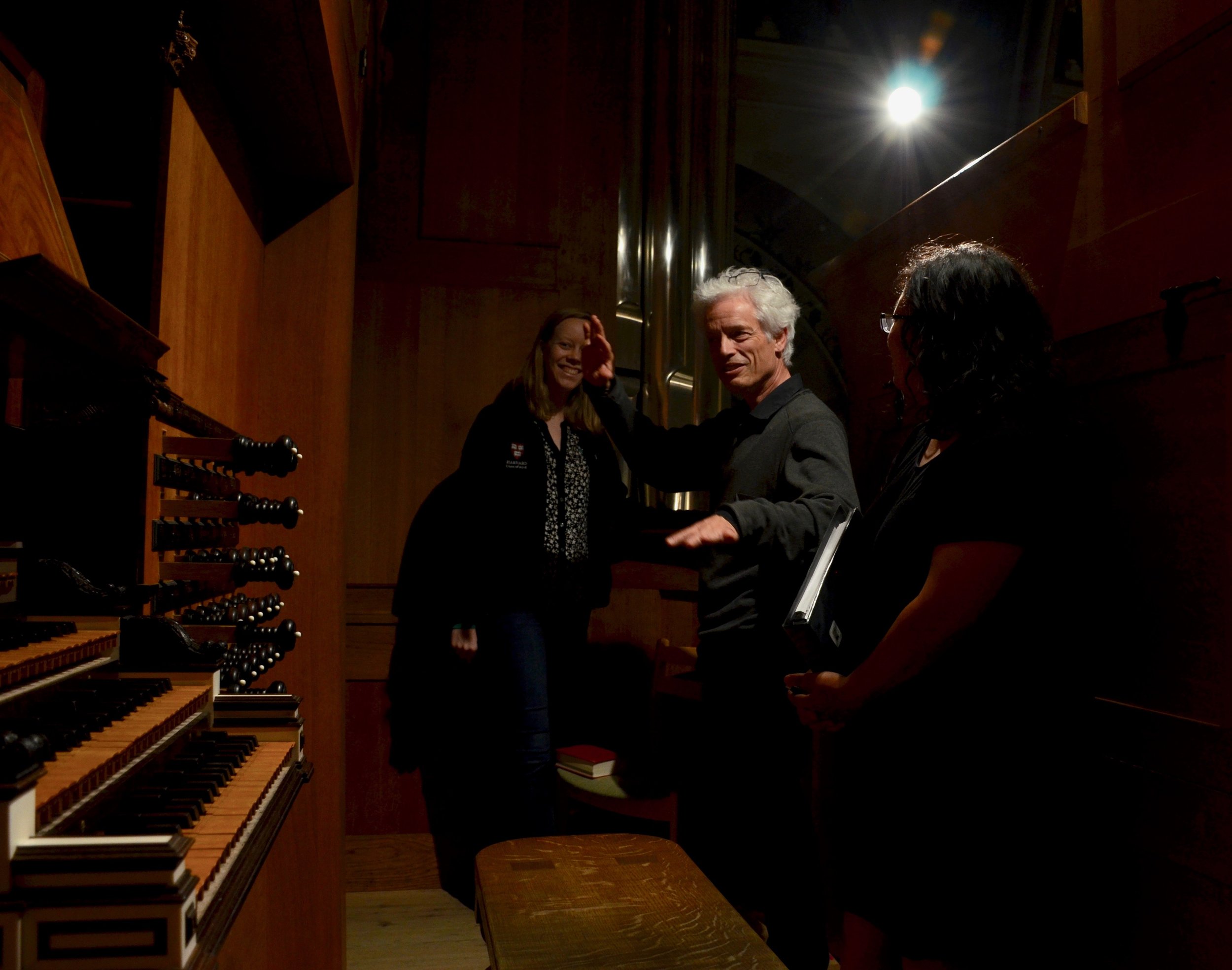  Hans Davidsson introduces the 2000 GoART North German Baroque Research Organ in Örgryte New Church, Göteborg, Sweden. 