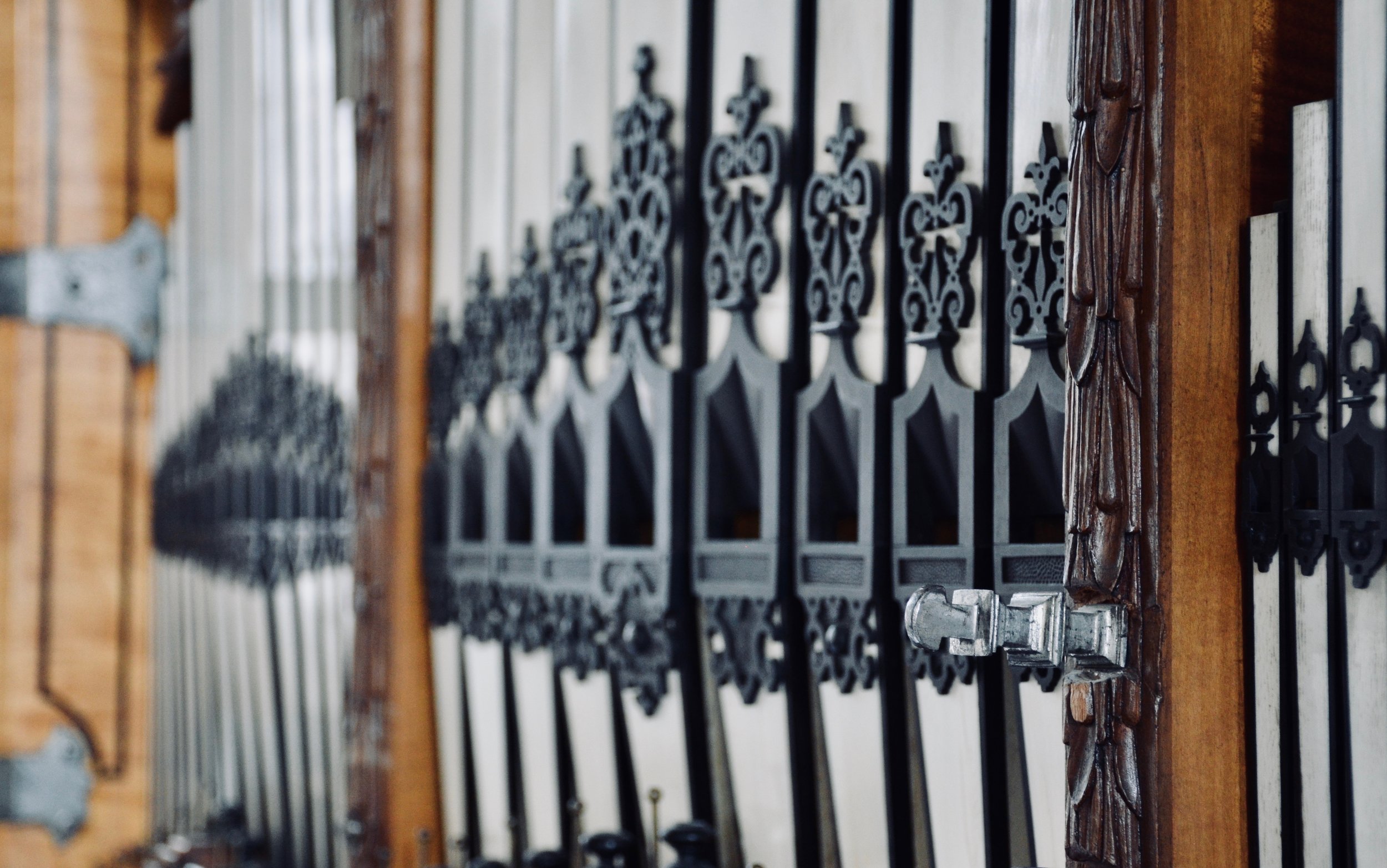 Façade detail, 1610 Compenius organ, Frederiksborg Castle, Hillerød, Denmark.