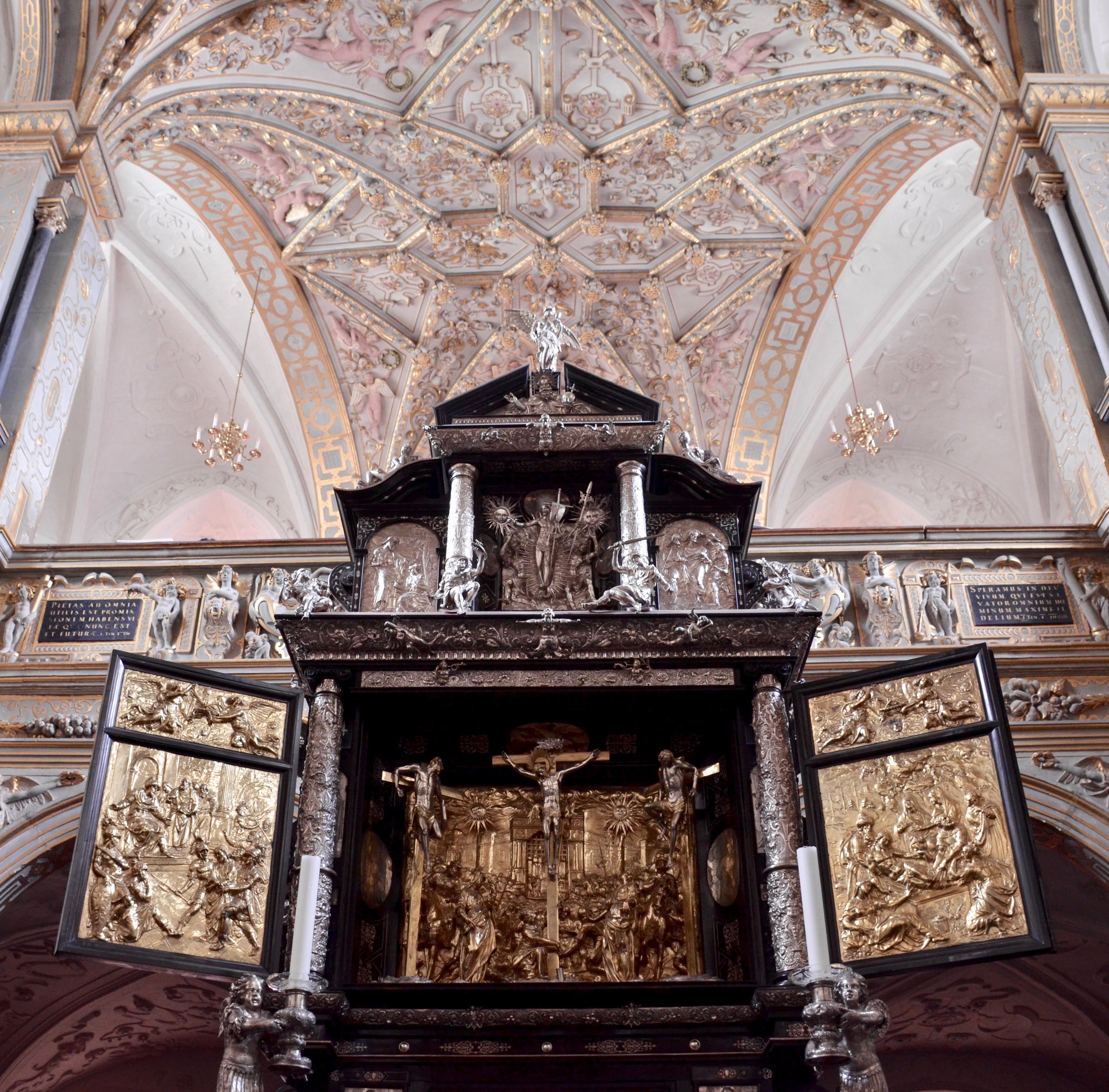 Altar, Chapel, Frederiksborg Castle, Hillerød, Denmark.