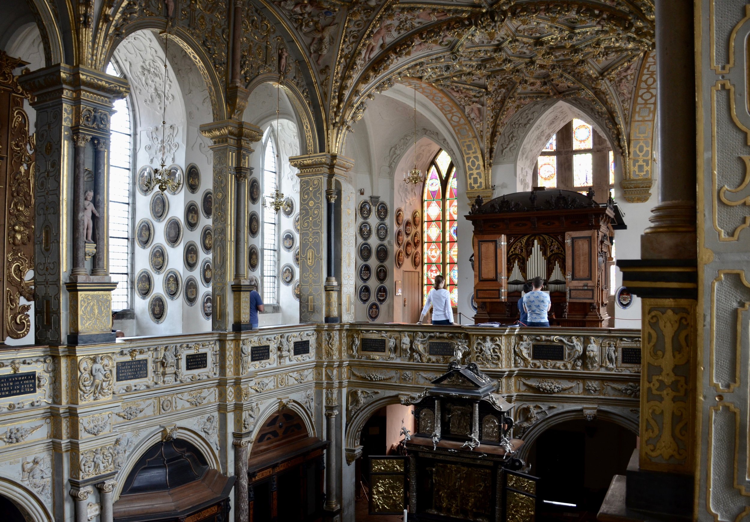 1610 Compenius organ, Frederiksborg Castle, Hillerød, Denmark.