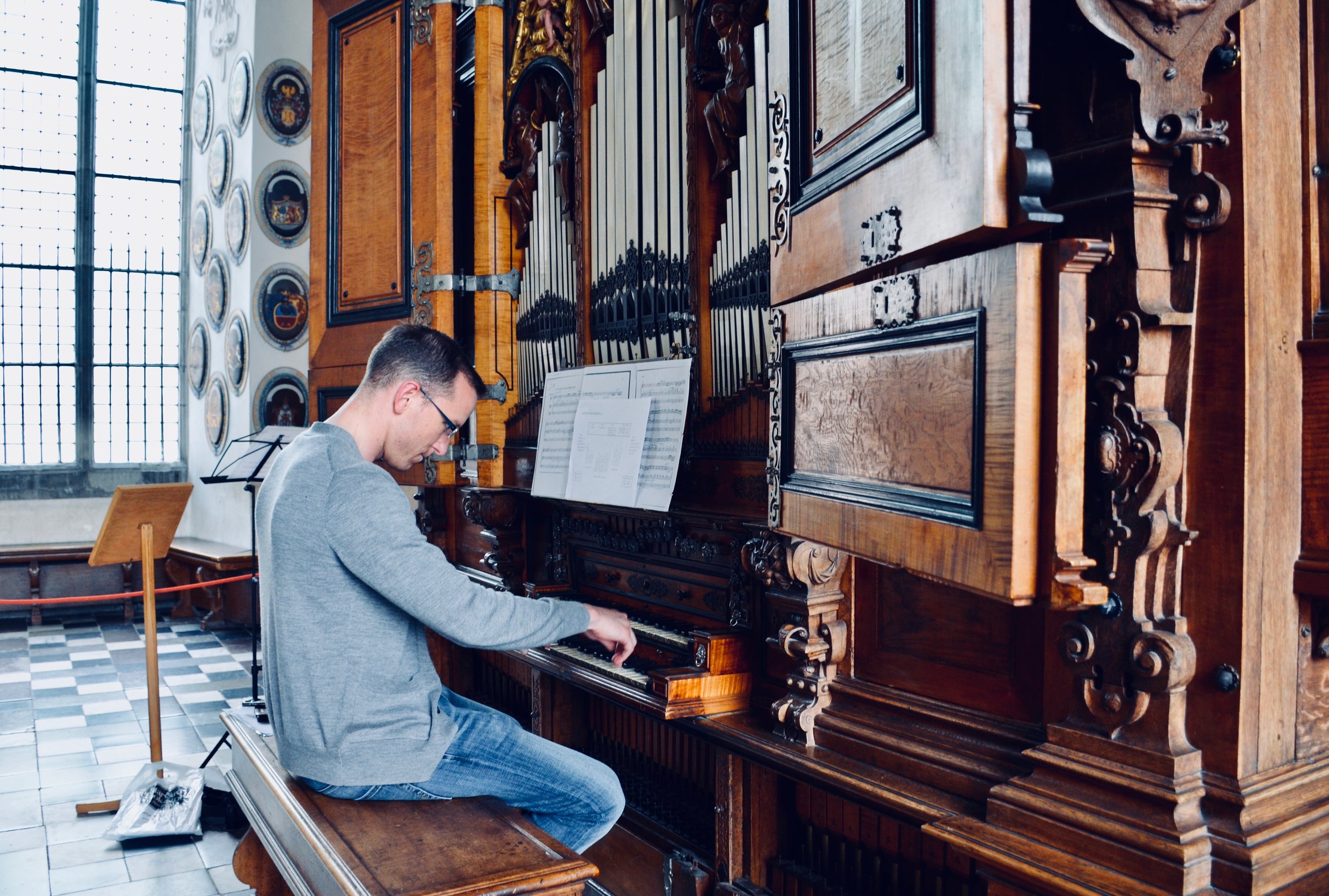 Christian Lane plays the 1610 Compenius organ, Frederiksborg Castle, Hillerød, Denmark.