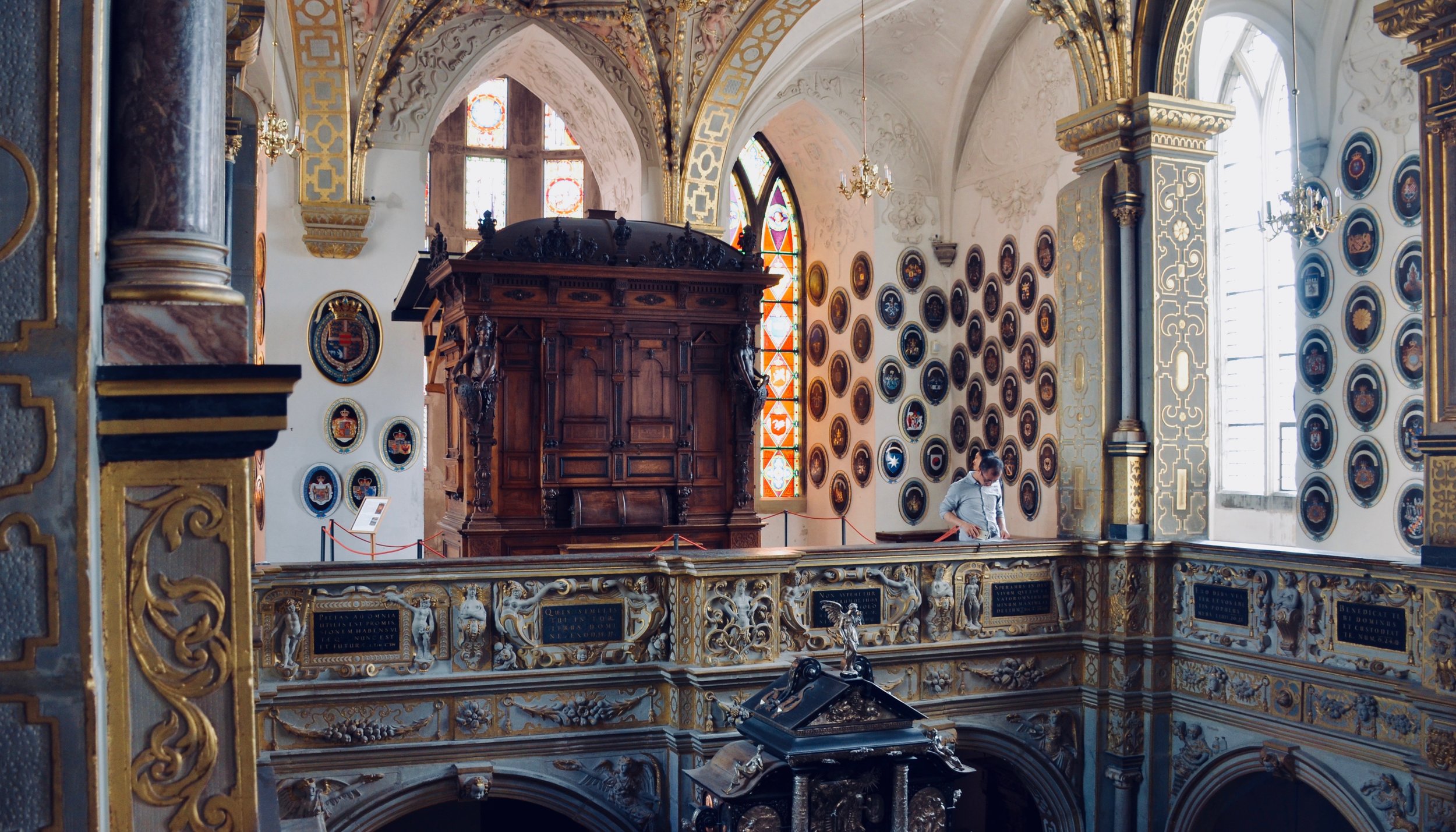 1610 Compenius organ, Frederiksborg Castle, Hillerød, Denmark.