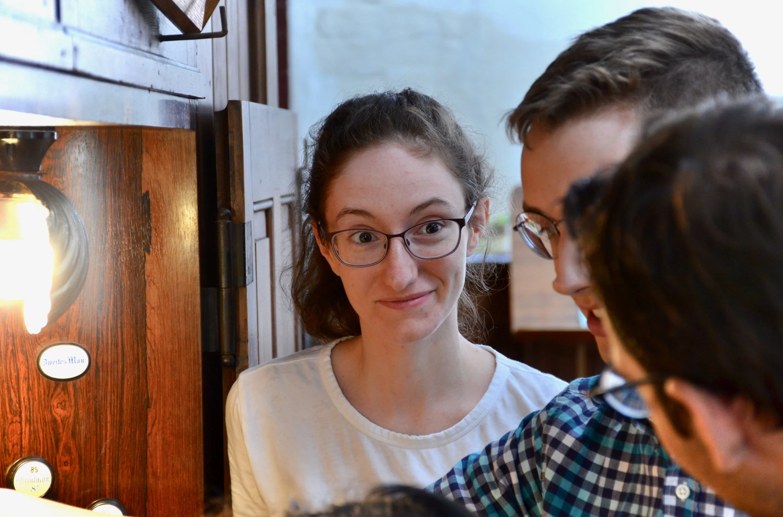 Rosemarie Tougas at 1871 Ladegast Organ, Schwerin Dom. Boston Organ Studio.