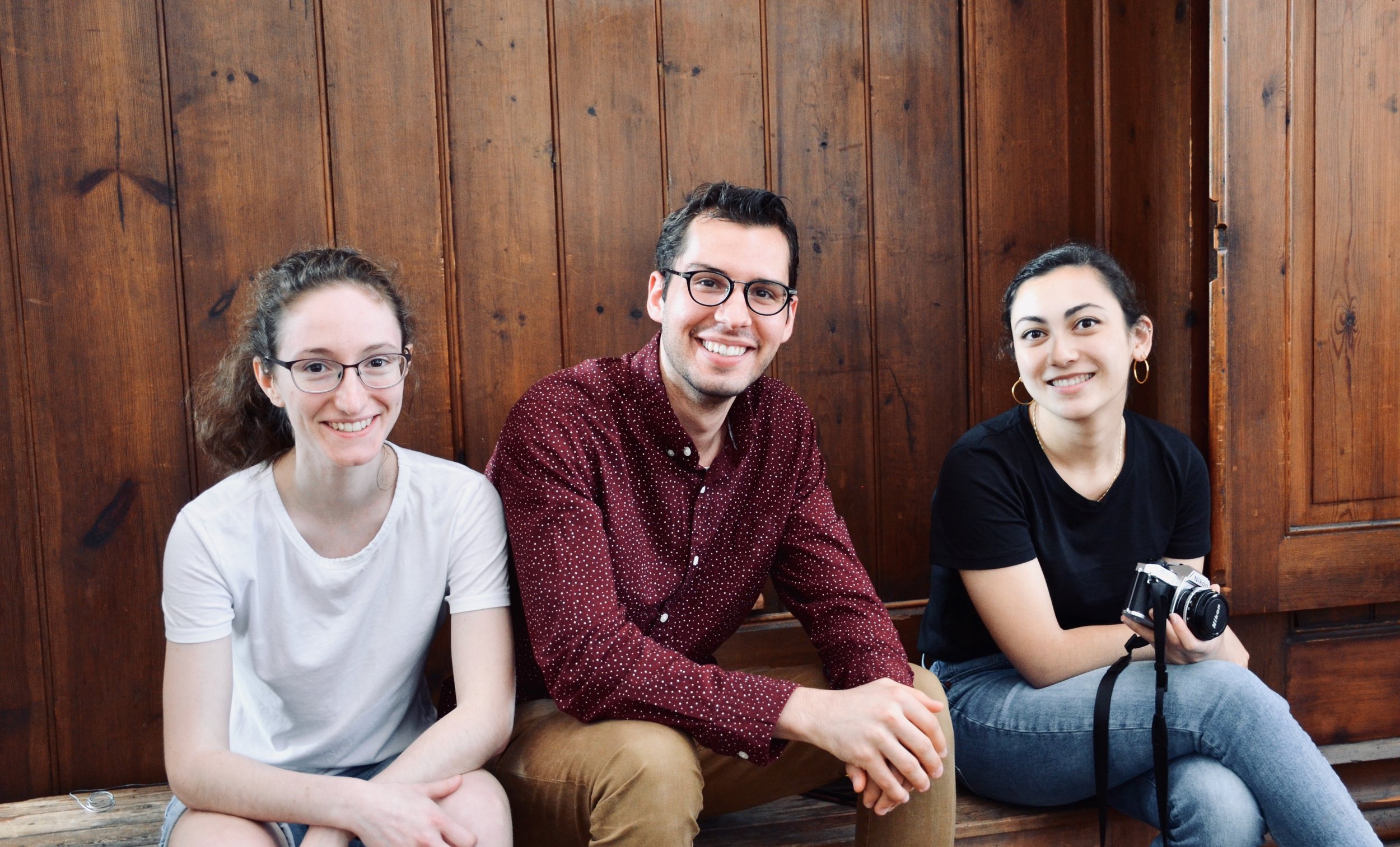 Rosemarie Tougas, Nick Capozzoli, and Meg Cutting enjoy a moment together.