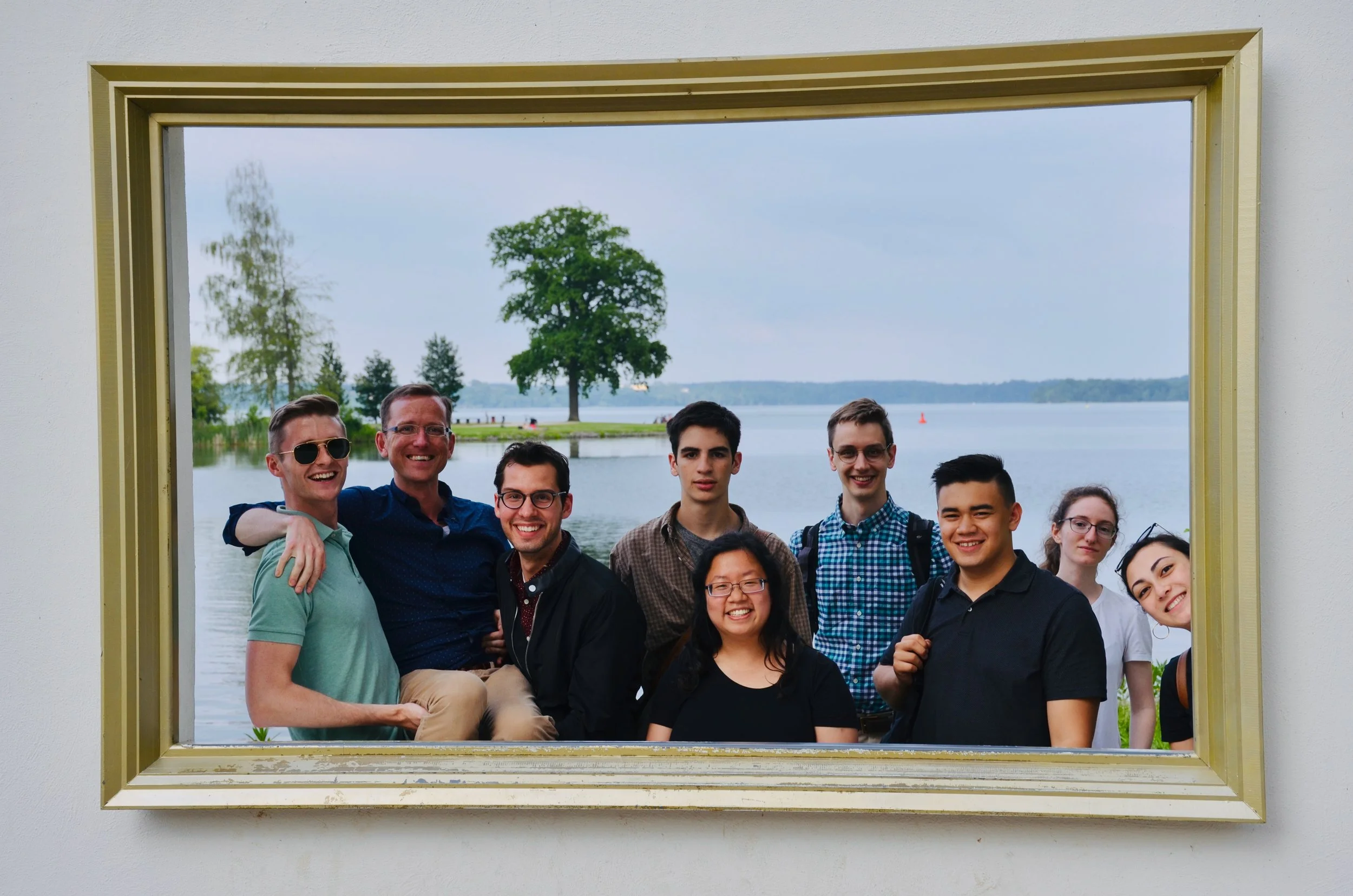 Members of Boston Organ Studio, at Schwerin Castle.