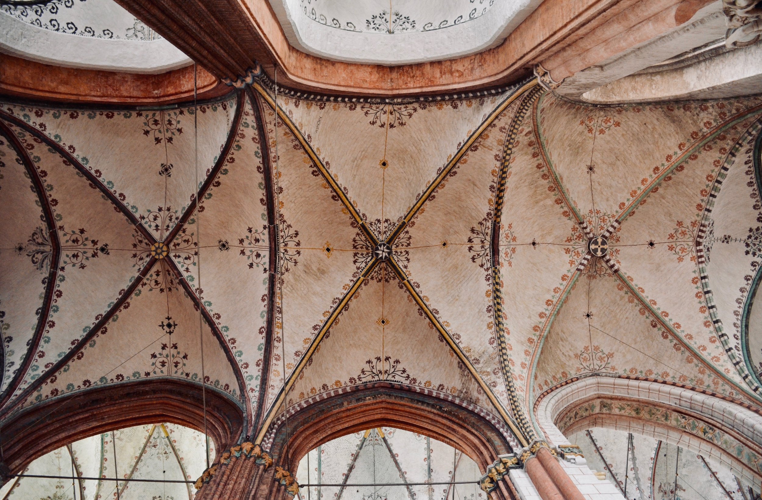 Ceiling detail, Marienkirche, Lübeck.