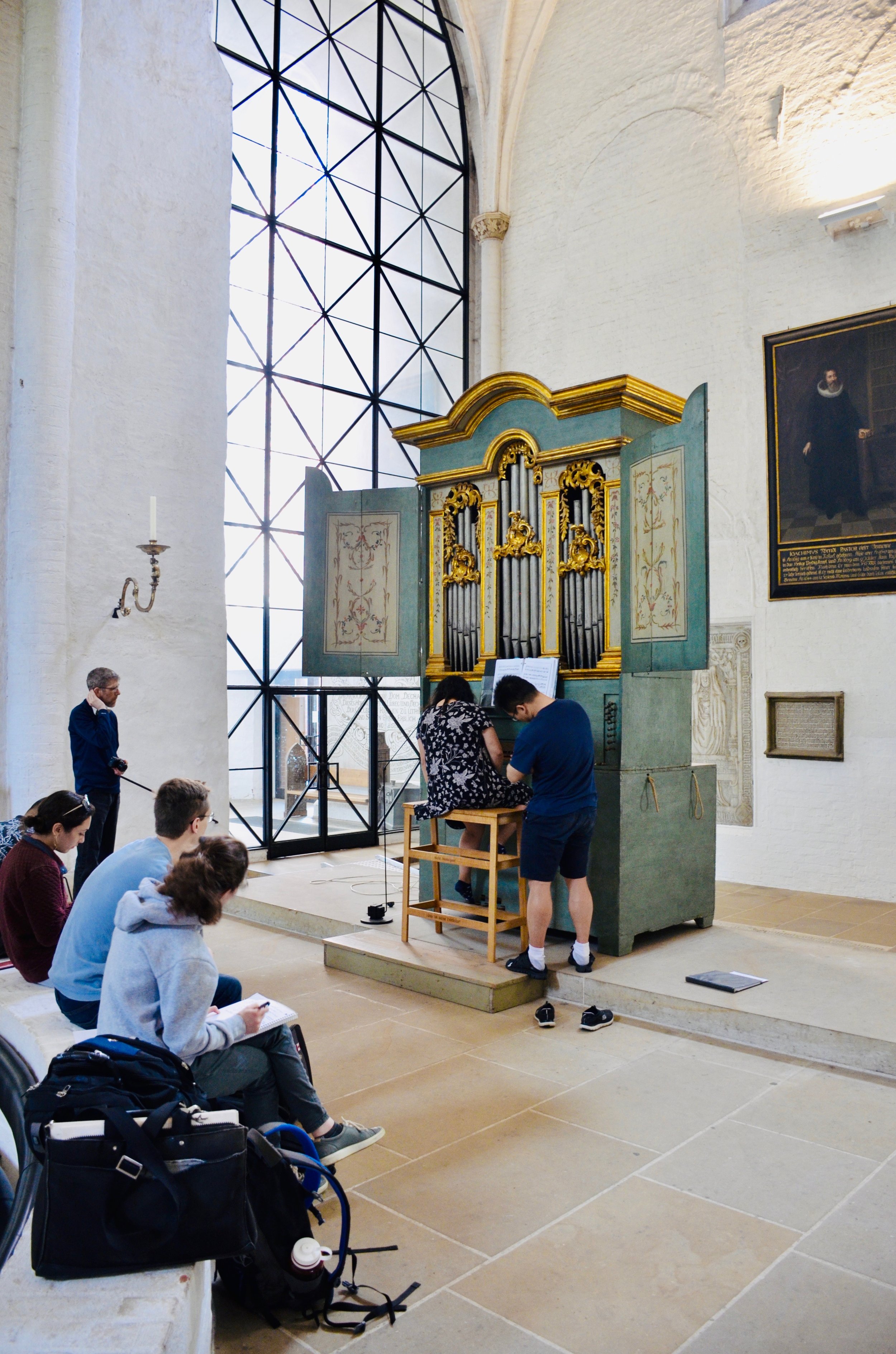 1777 Italian Baroque organ in Lübeck Dom.
