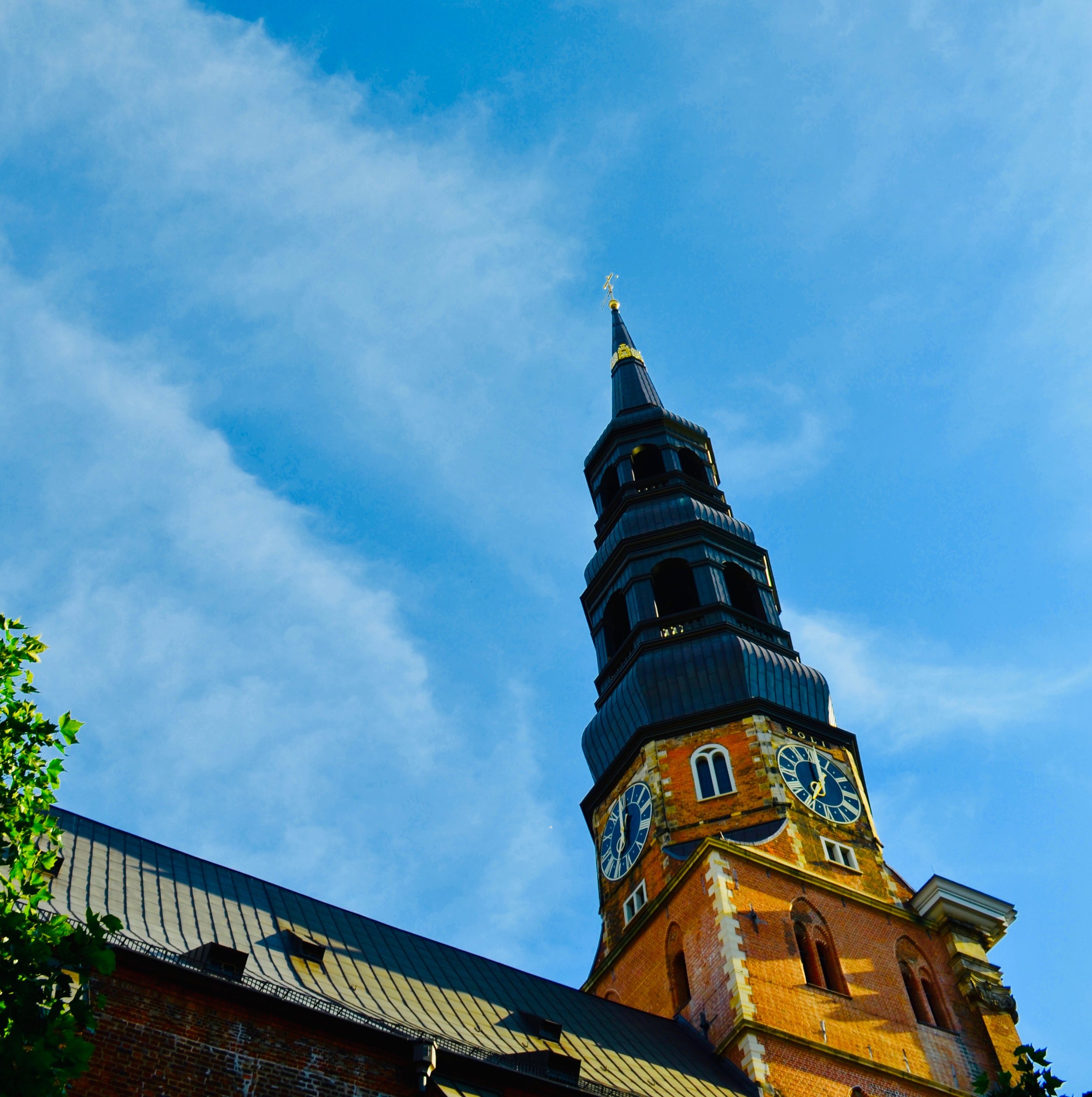 The spire of St. Katharinen, Hamburg.