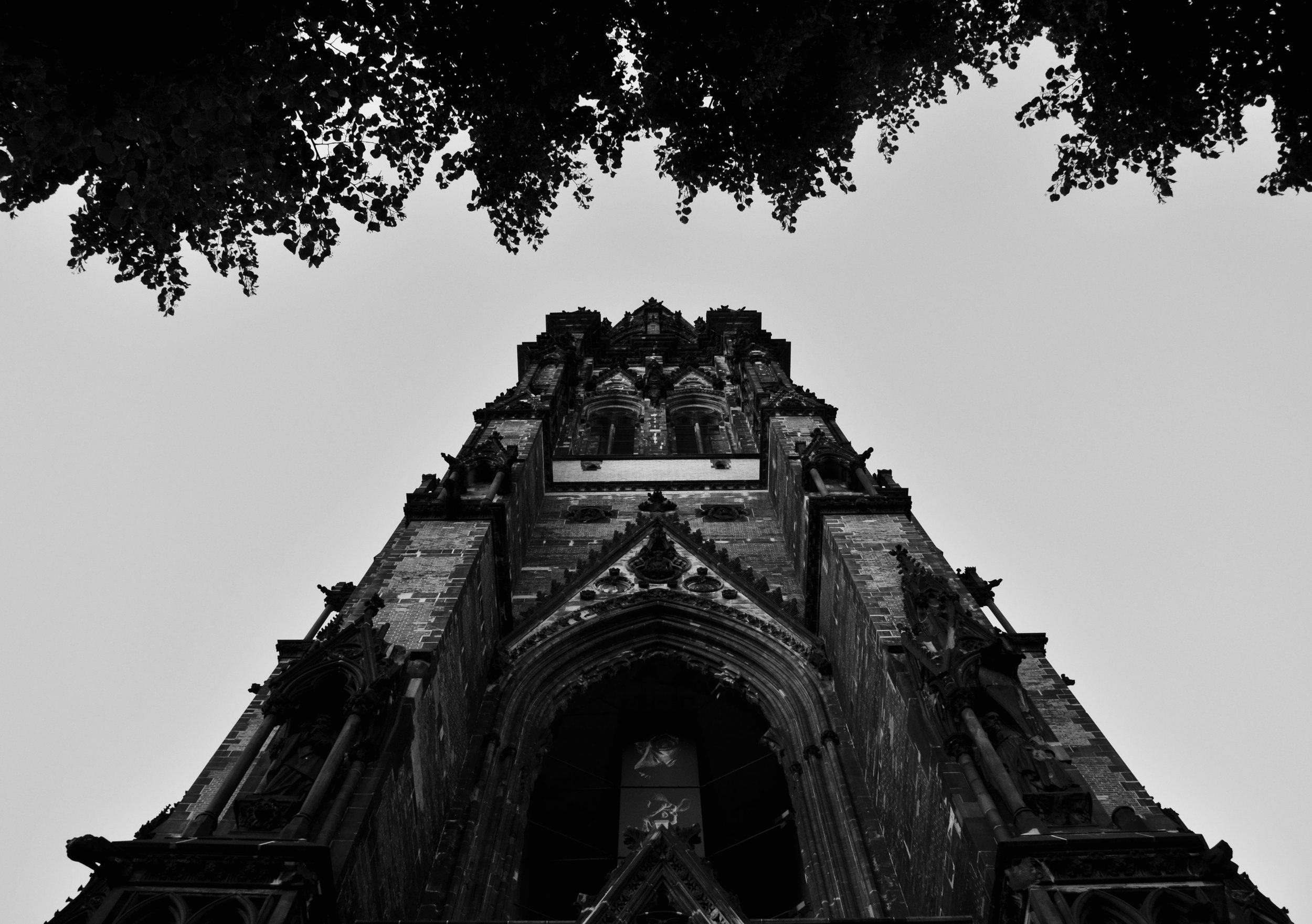 The spire of St. Nikolai, Hamburg.