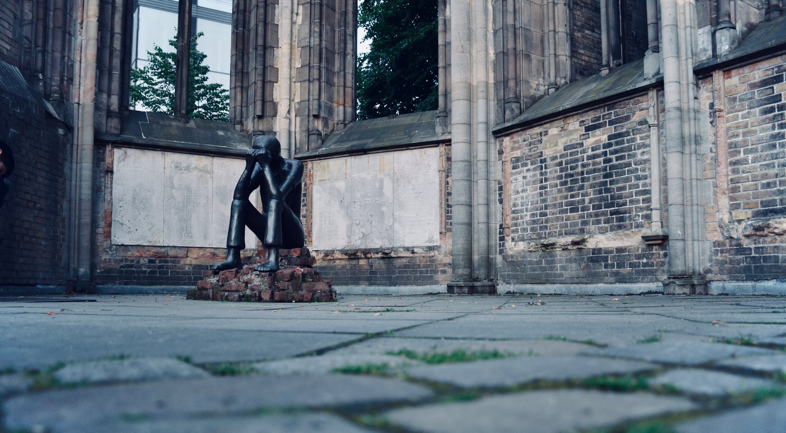  The ruins of St. Nikolai, Hamburg. 