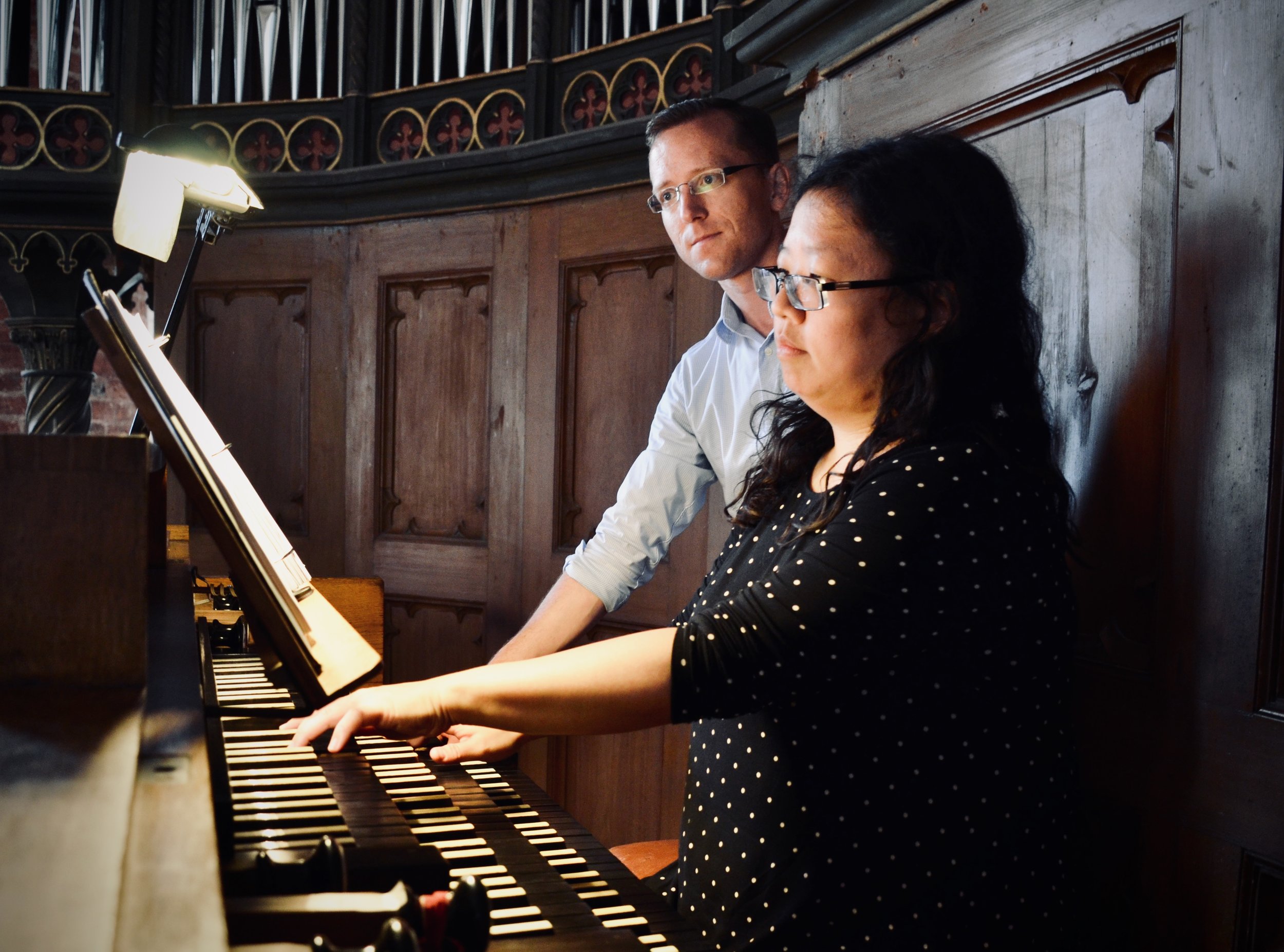 Jennifer Hsiao plays the 1867 Lütkemüller Organ, St. Petri-Kirche, Seehausen, as Christian Lane assists.
