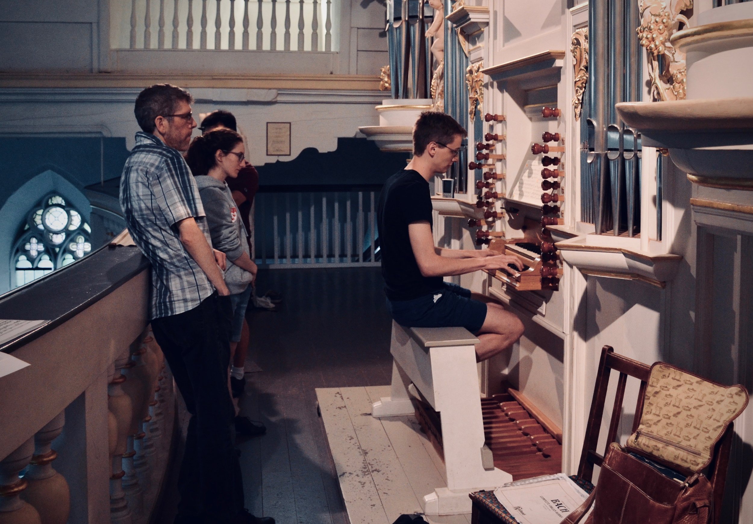 Alex Ross plays the reconstructed Wender Organ (1703/2000) in Bachkirche, Arnstadt.