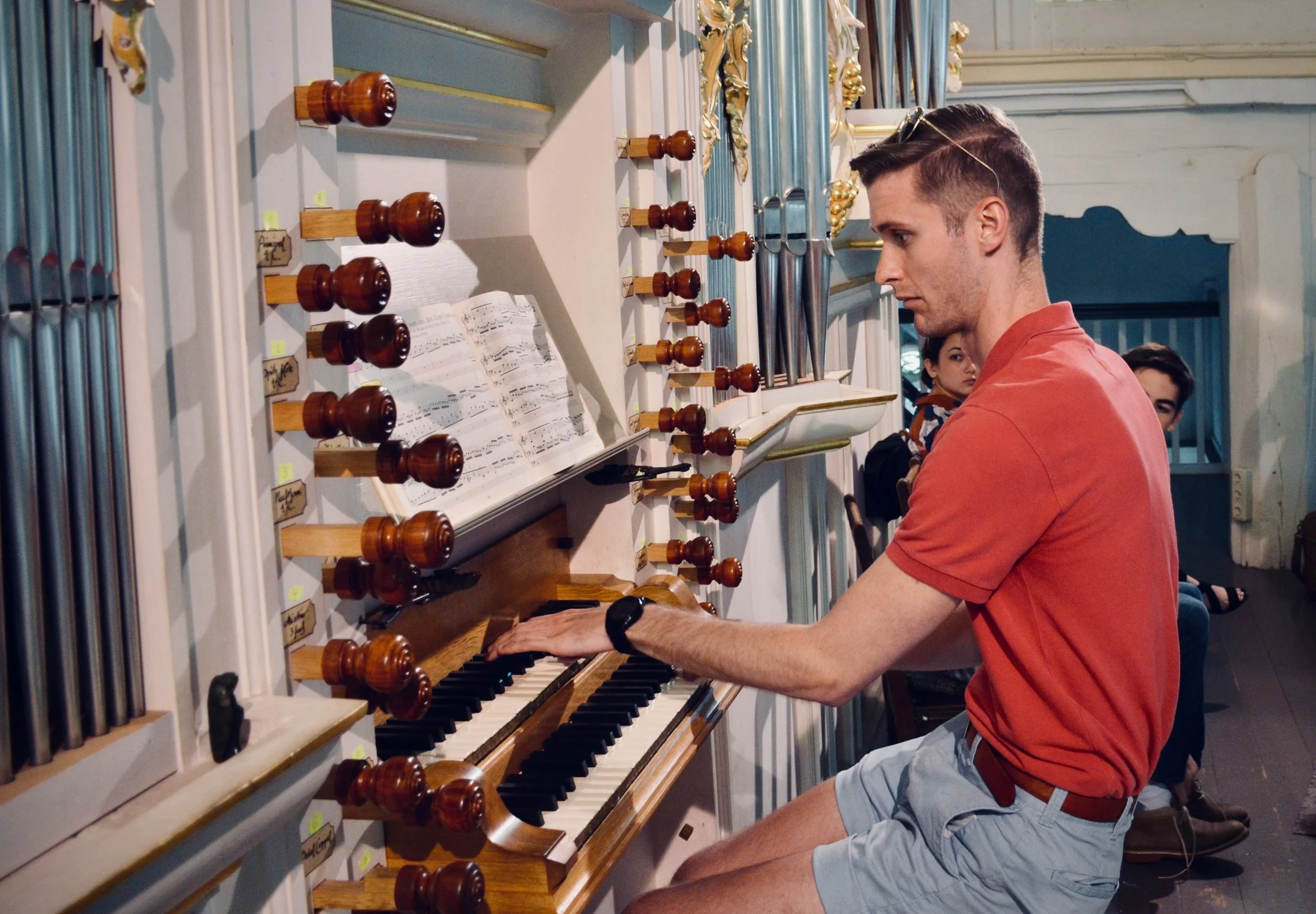 Evan Currie plays the reconstructed Wender Organ (1703/2000) in Bachkirche, Arnstadt.