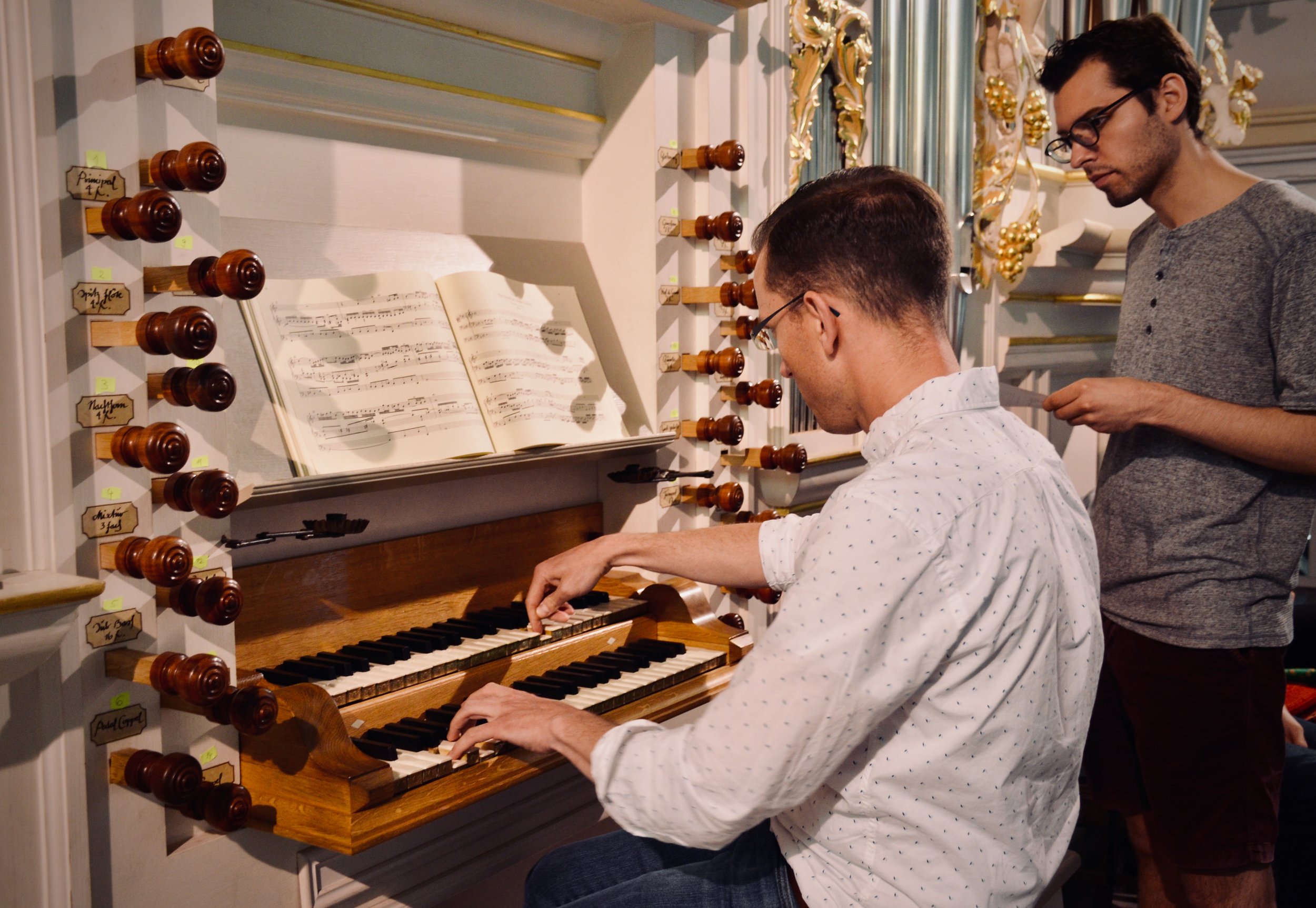 Christian Lane plays the reconstructed Wender Organ (1703/2000) in Bachkirche, Arnstadt.