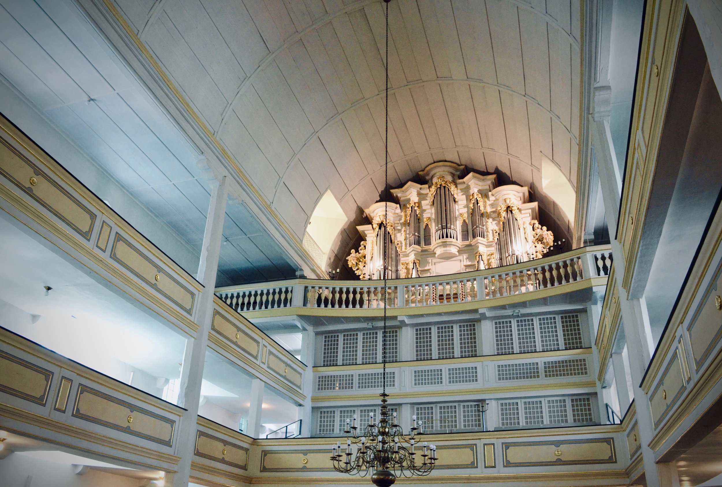 Reconstructed Wender Organ (1703/2000) in Bachkirche, Arnstadt.