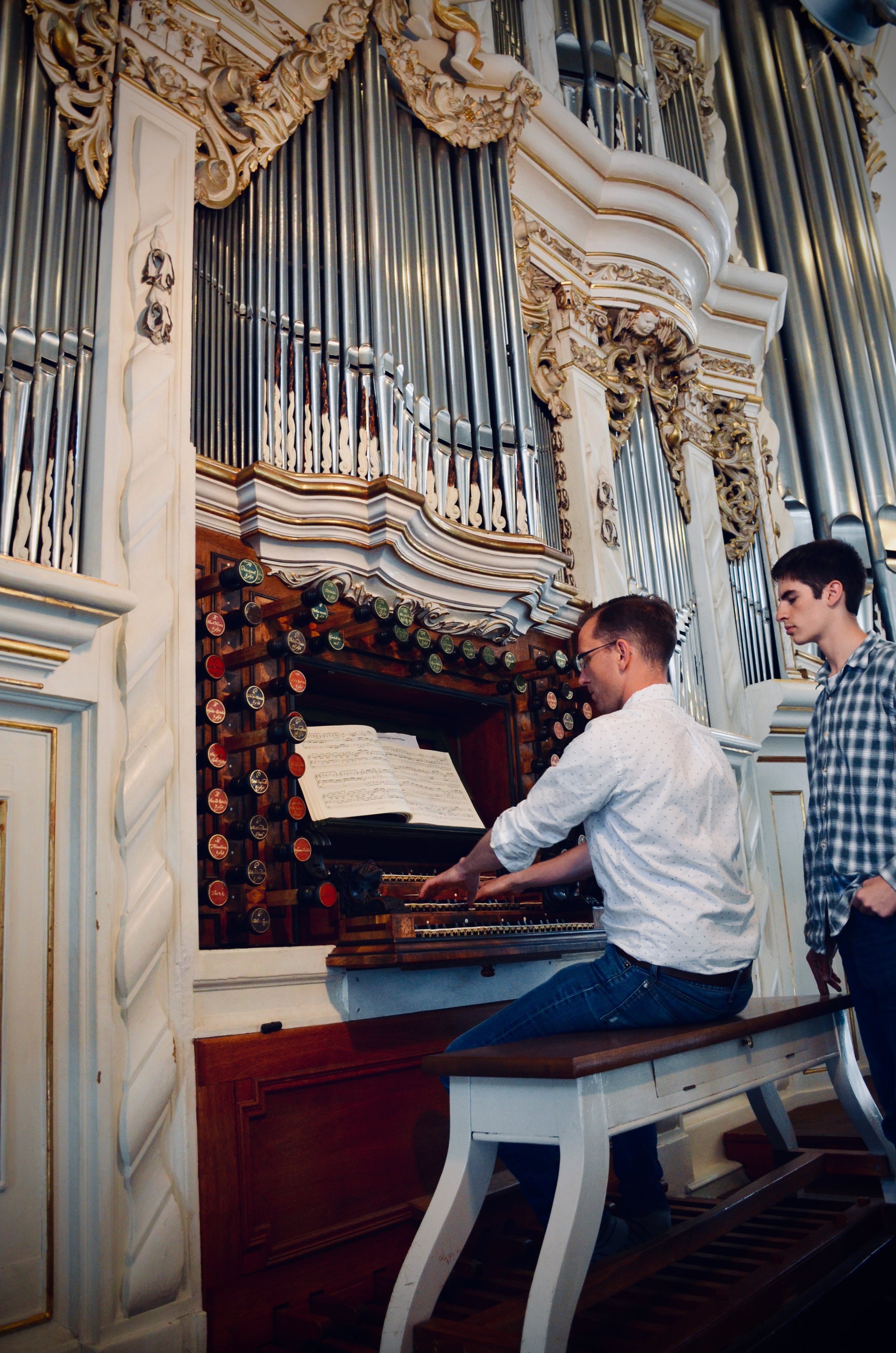 Christian Lane plays the 1730 Trost Organ, Stadtkirche, Waltershausen.