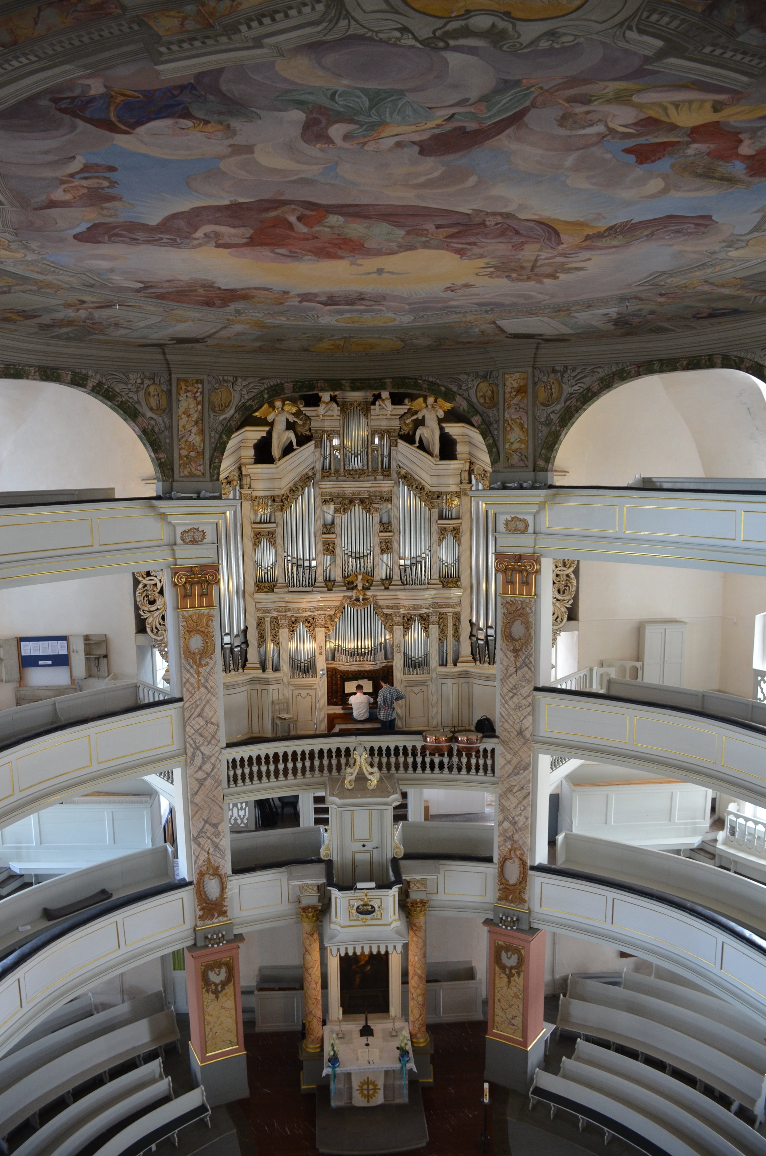 1730 Trost Organ, Stadtkirche, Waltershausen.