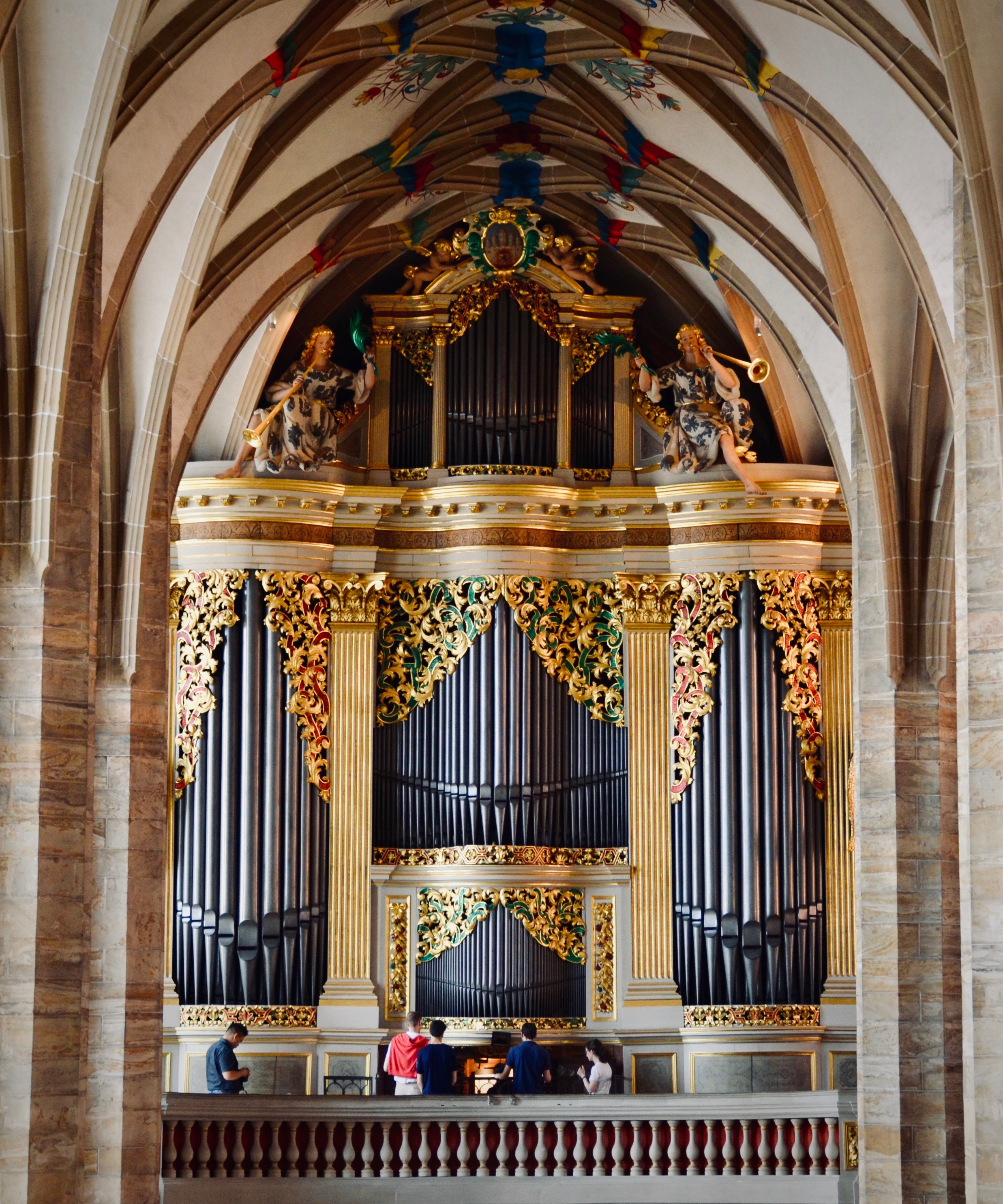 1714 Gottfried Silbermann organ in Freiberg Dom.