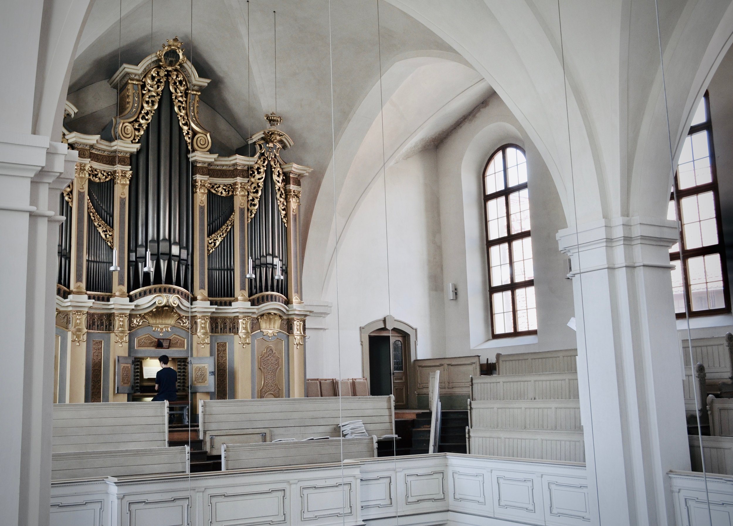 1735 Gottfried Silbermann organ, St. Petrikirche, Freiberg.