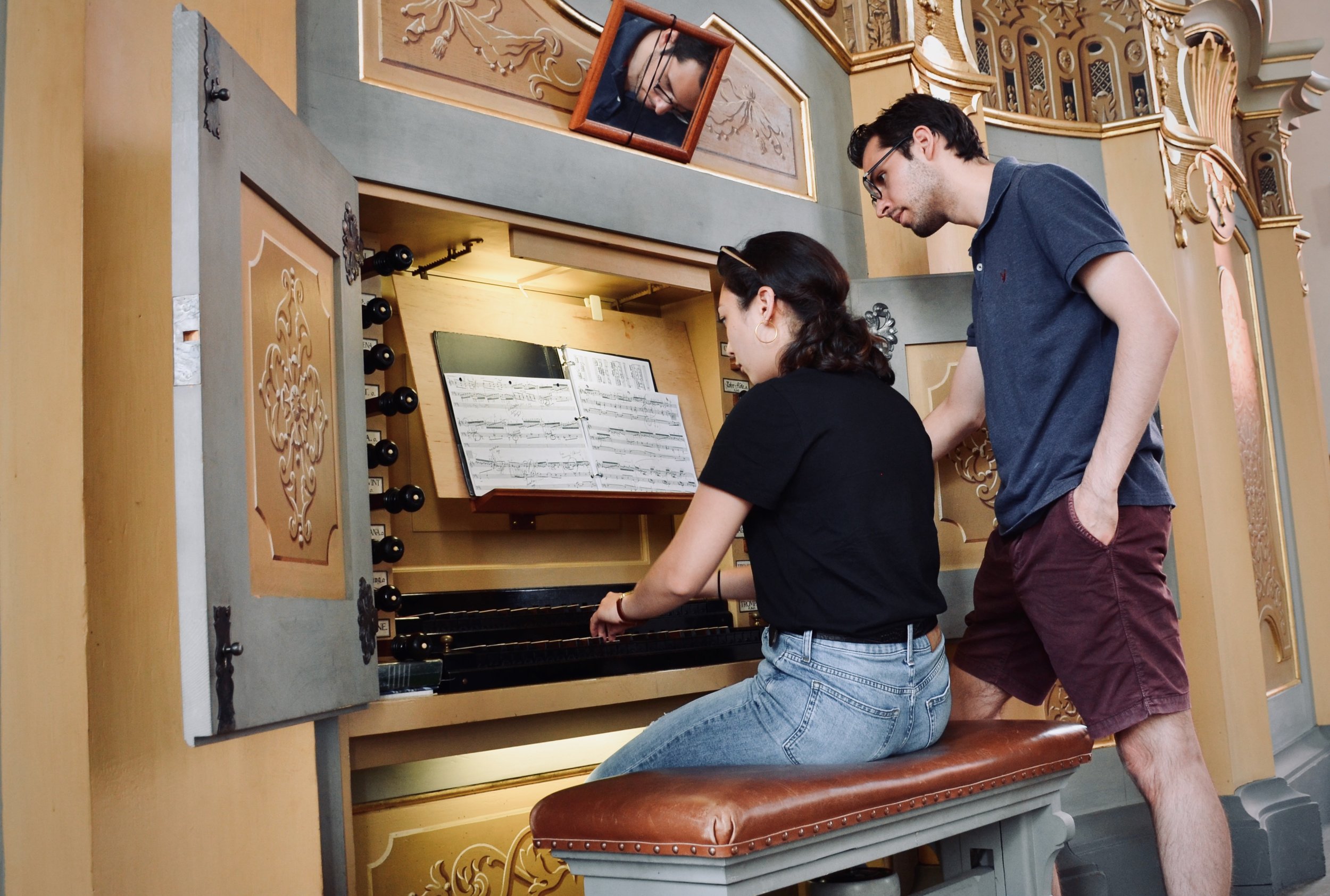 Meg Cutting plays the 1735 Gottfried Silbermann organ, St. Petrikirche, Freiberg.