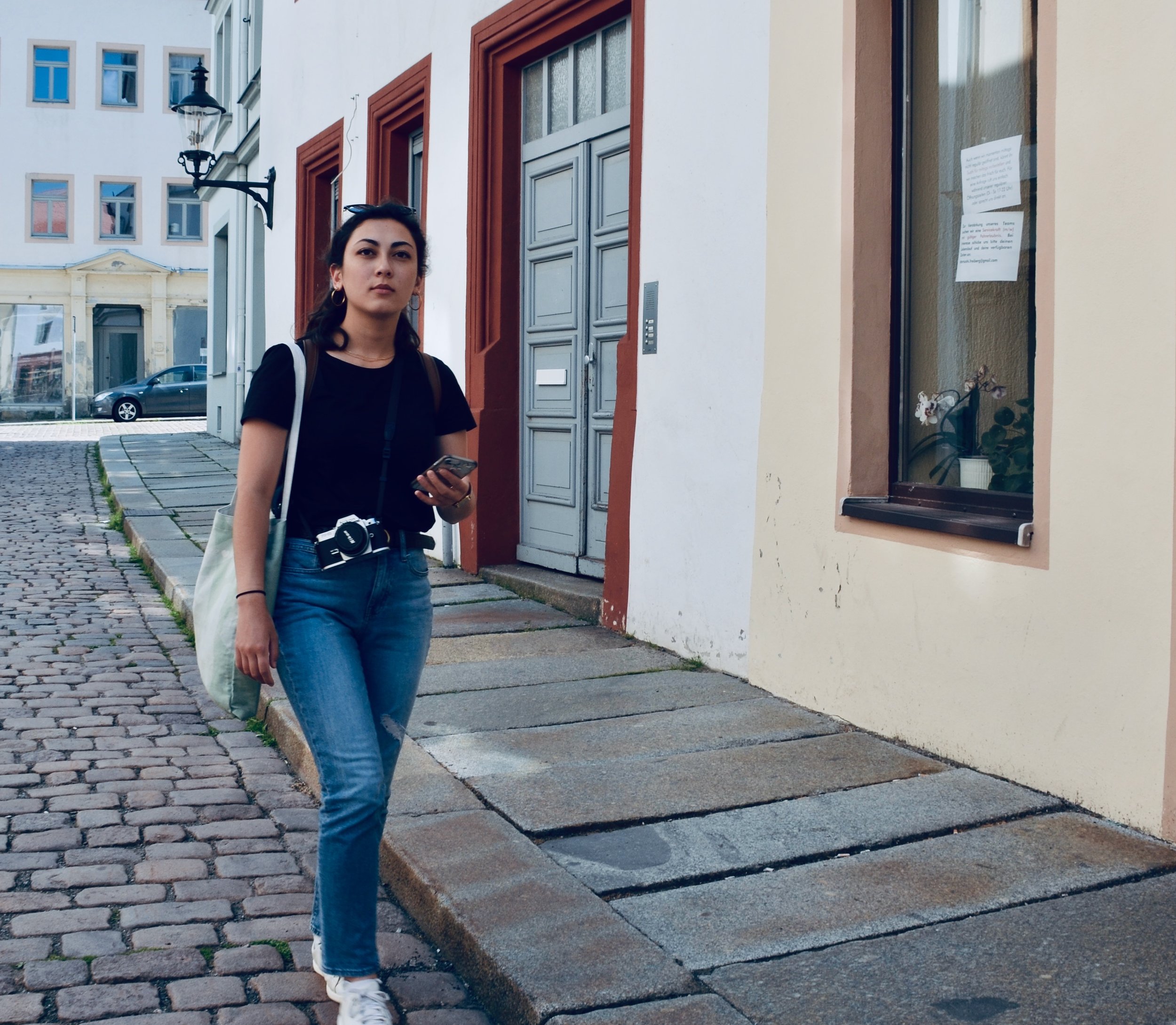 Meg Cutting in Freiberg.