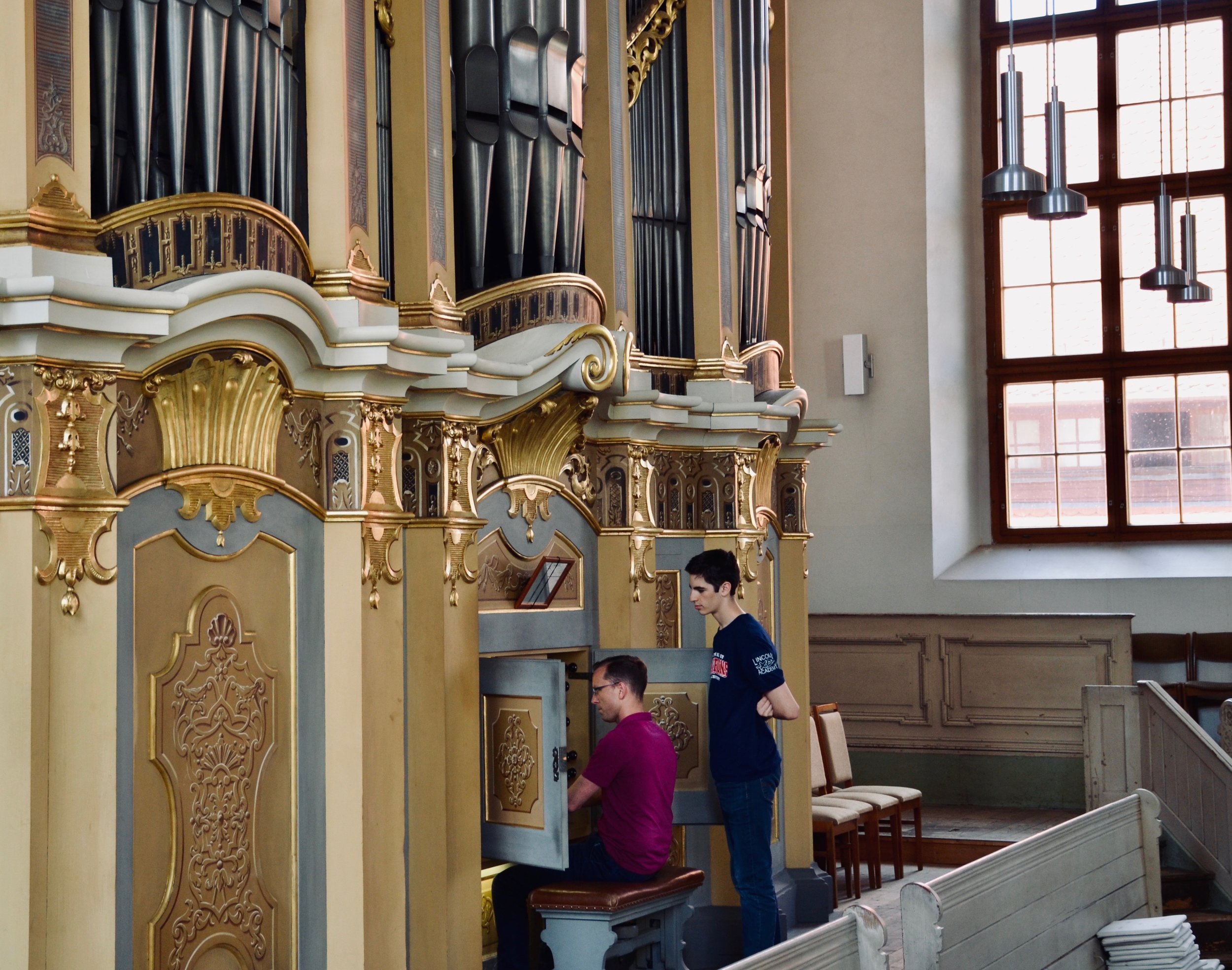 Christian Lane plays the 1735 Gottfried Silbermann organ, St. Petrikirche, Freiberg.