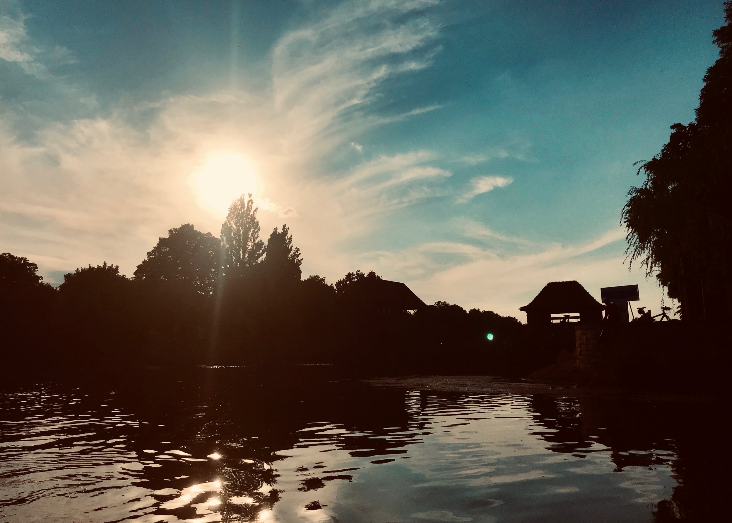 Evening in Leipzig.