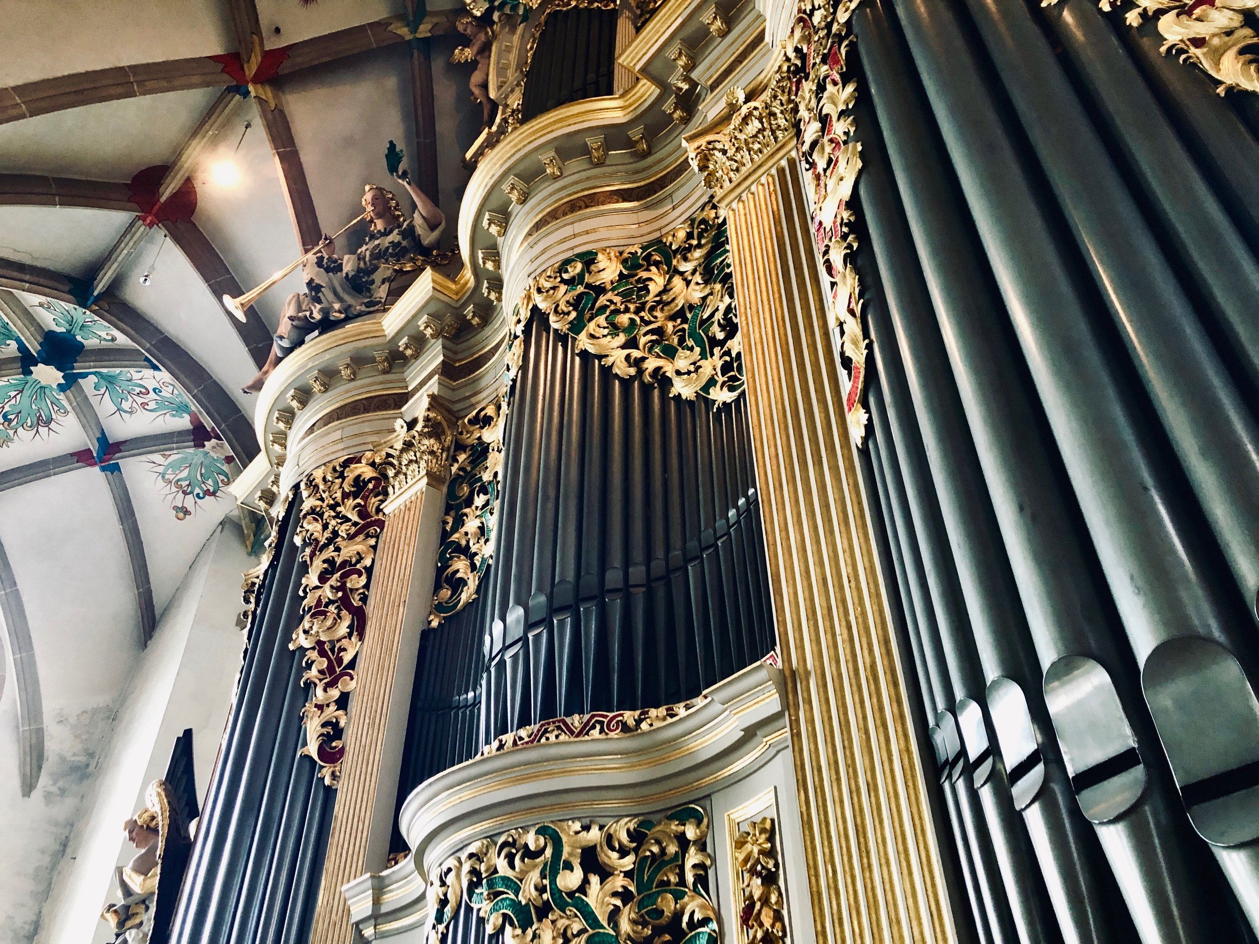 1714 Gottfried Silbermann organ in Freiberg Dom.