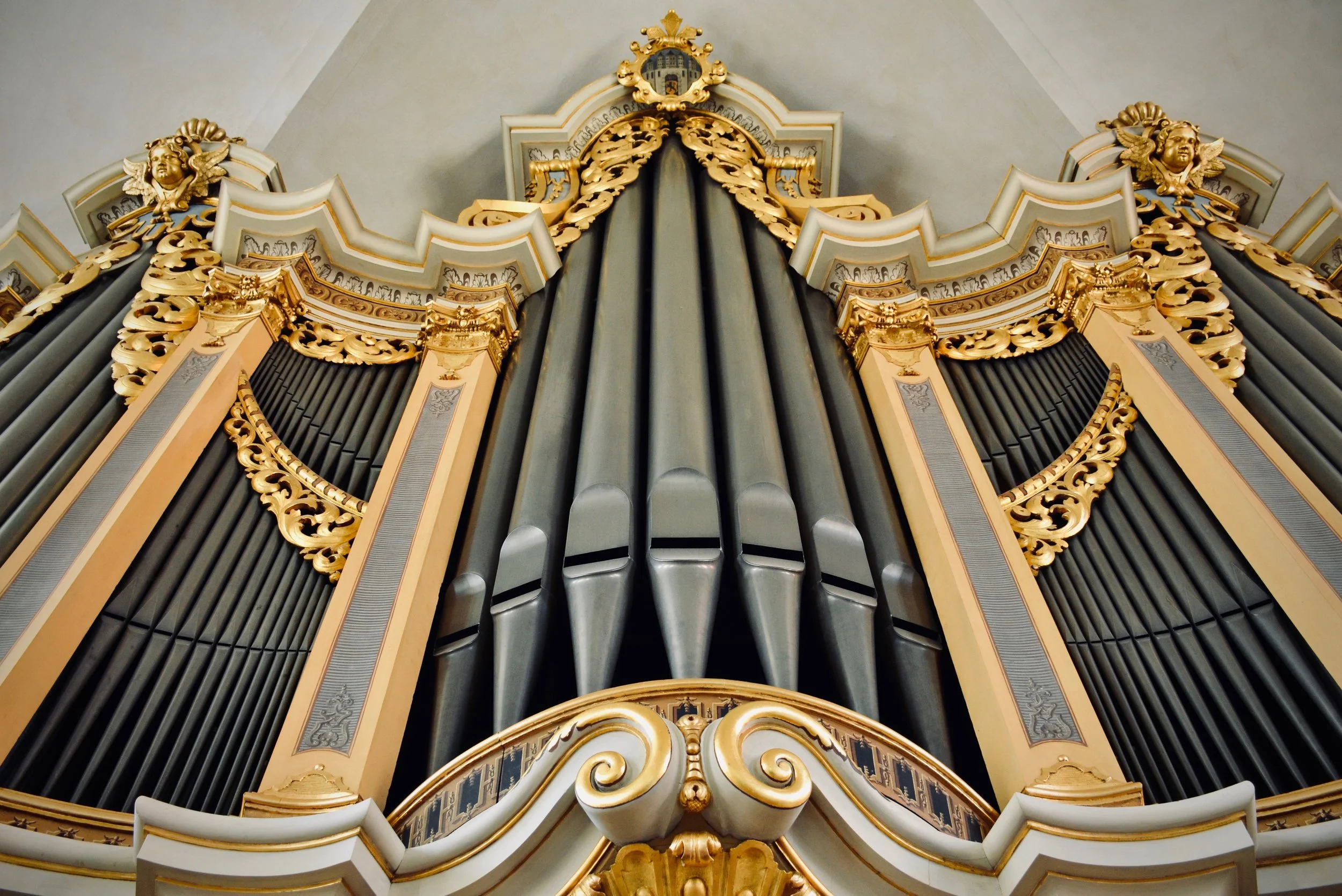 1735 Gottfried Silbermann organ, St. Petrikirche, Freiberg.