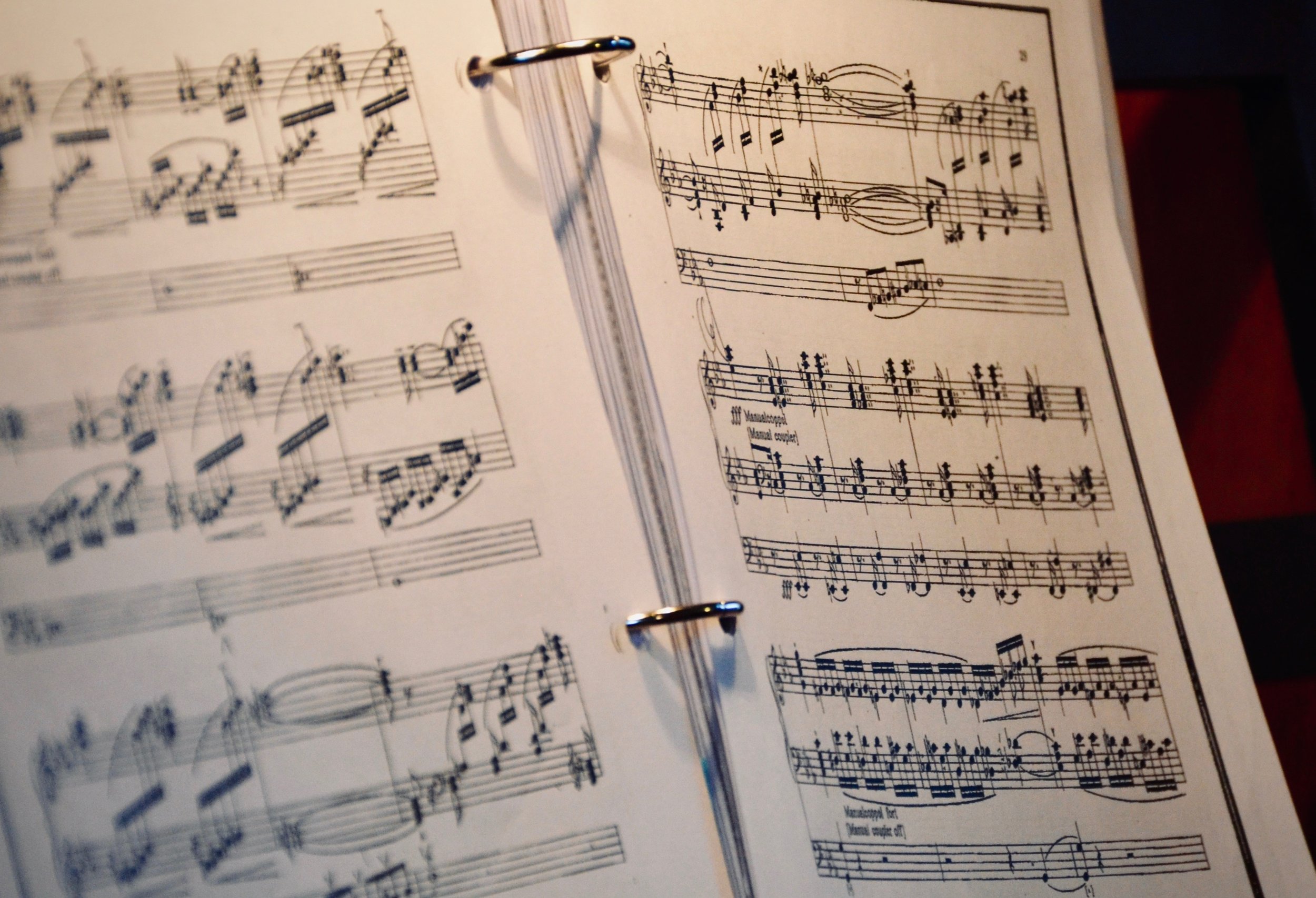 Score of Julius Reubke’s Sonata, 1855 Ladegast Organ, Merseburg Dom.