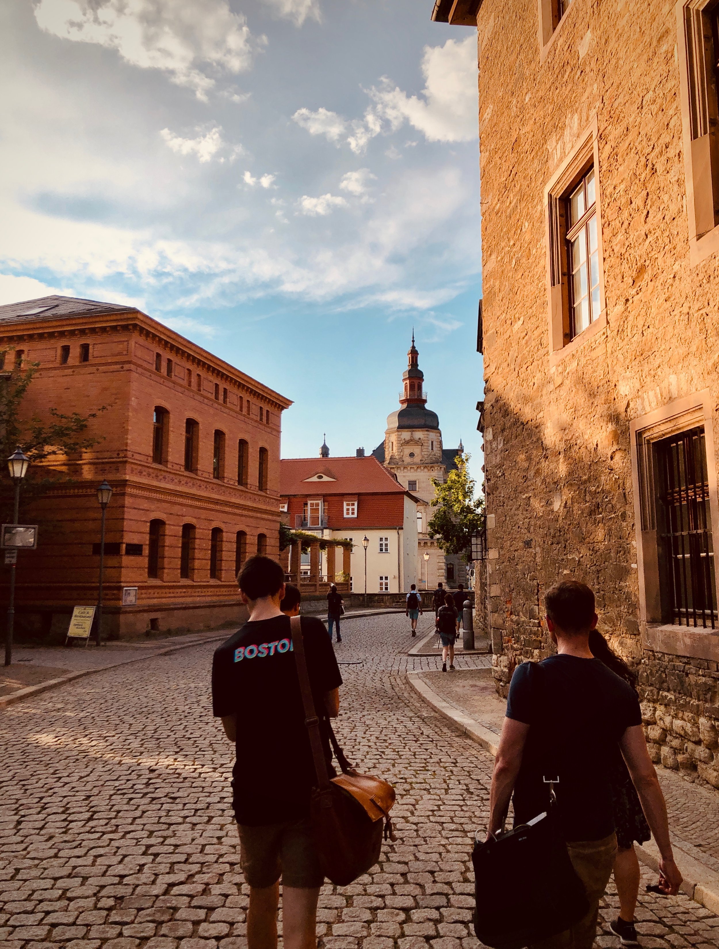  Departing Merseburg Dom after a fulfilling day.  