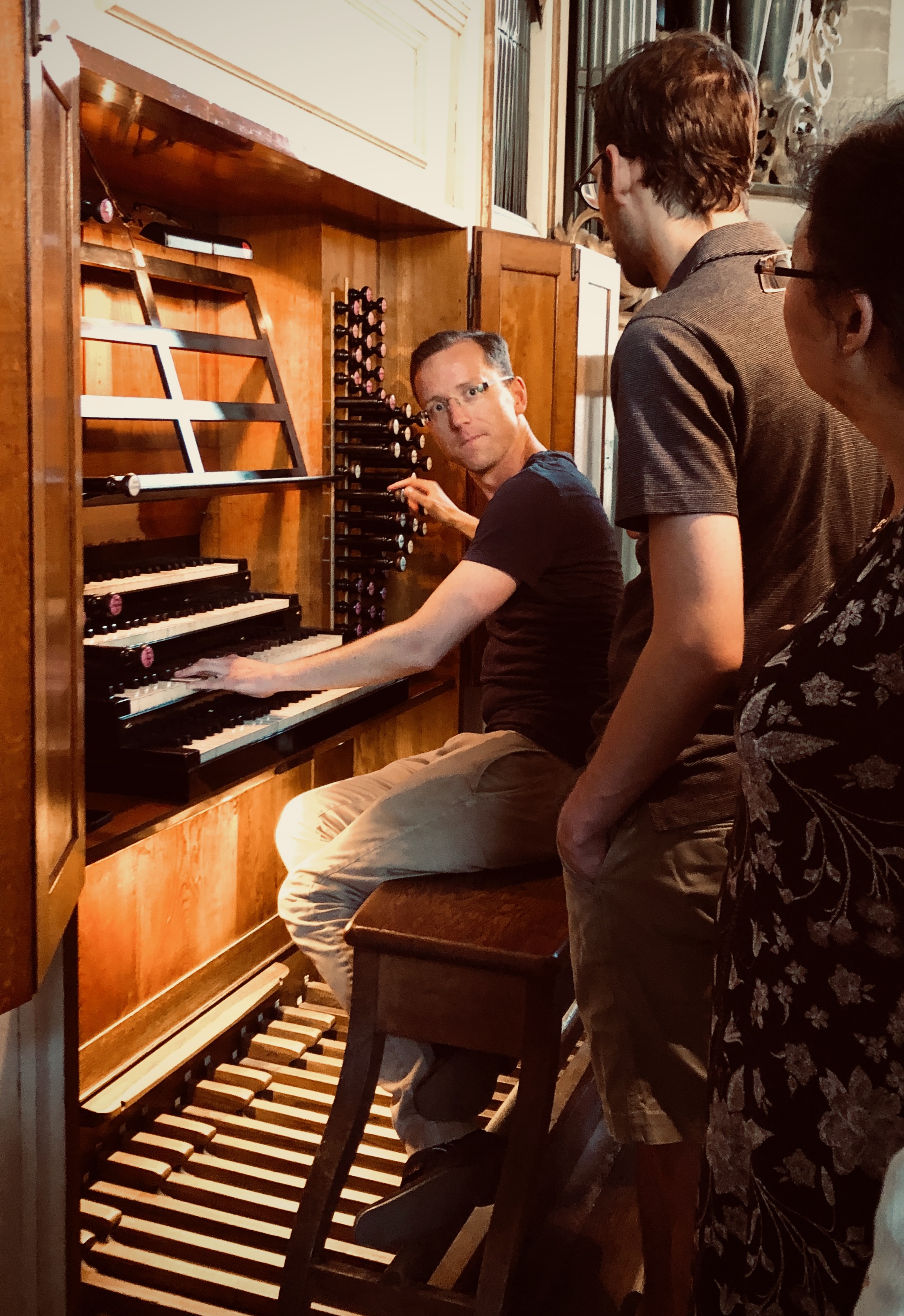  Christian Lane demonstrates the 1855 Ladegast Organ, Merseburg Dom. 
